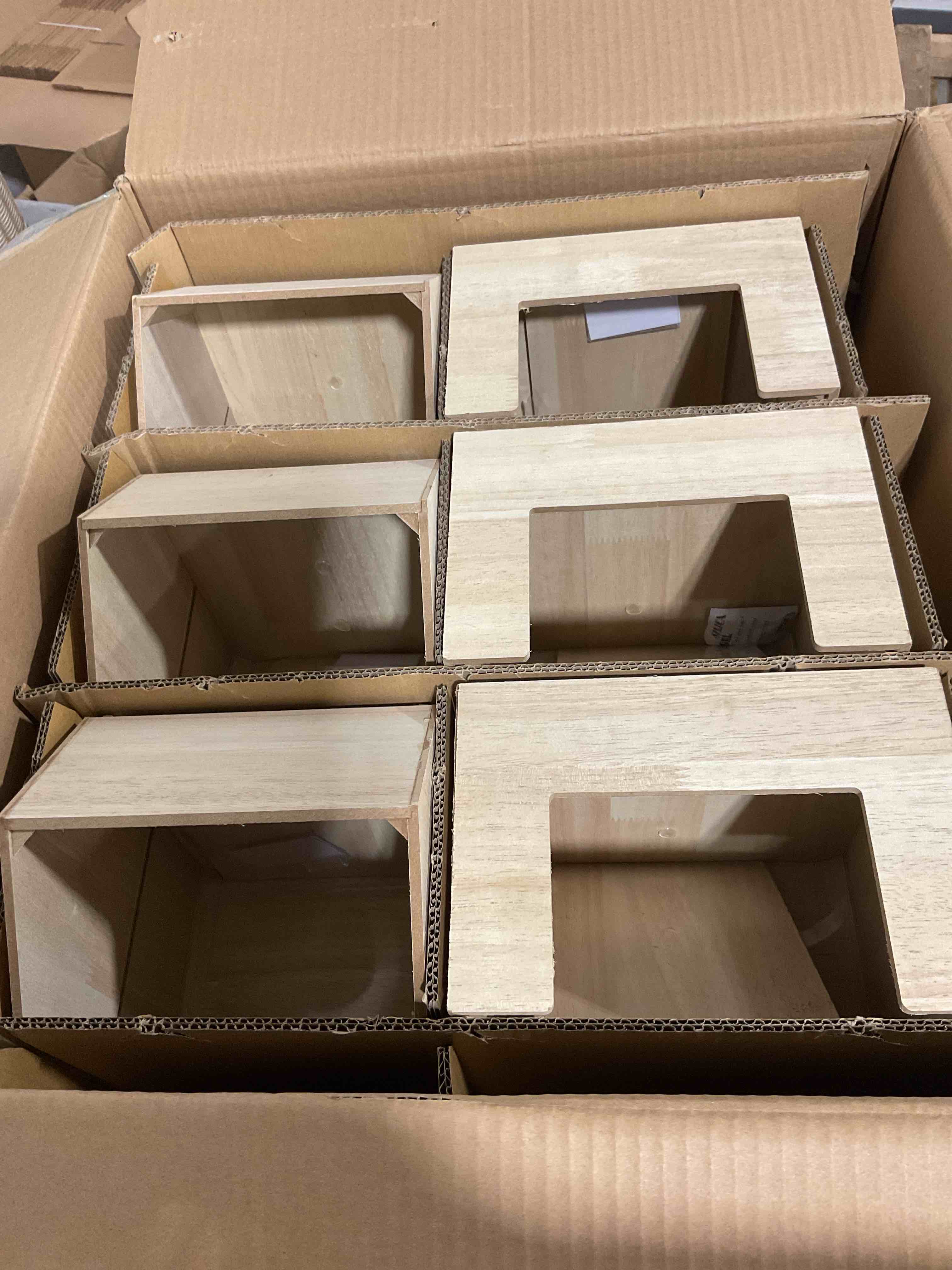 STackable wood bin