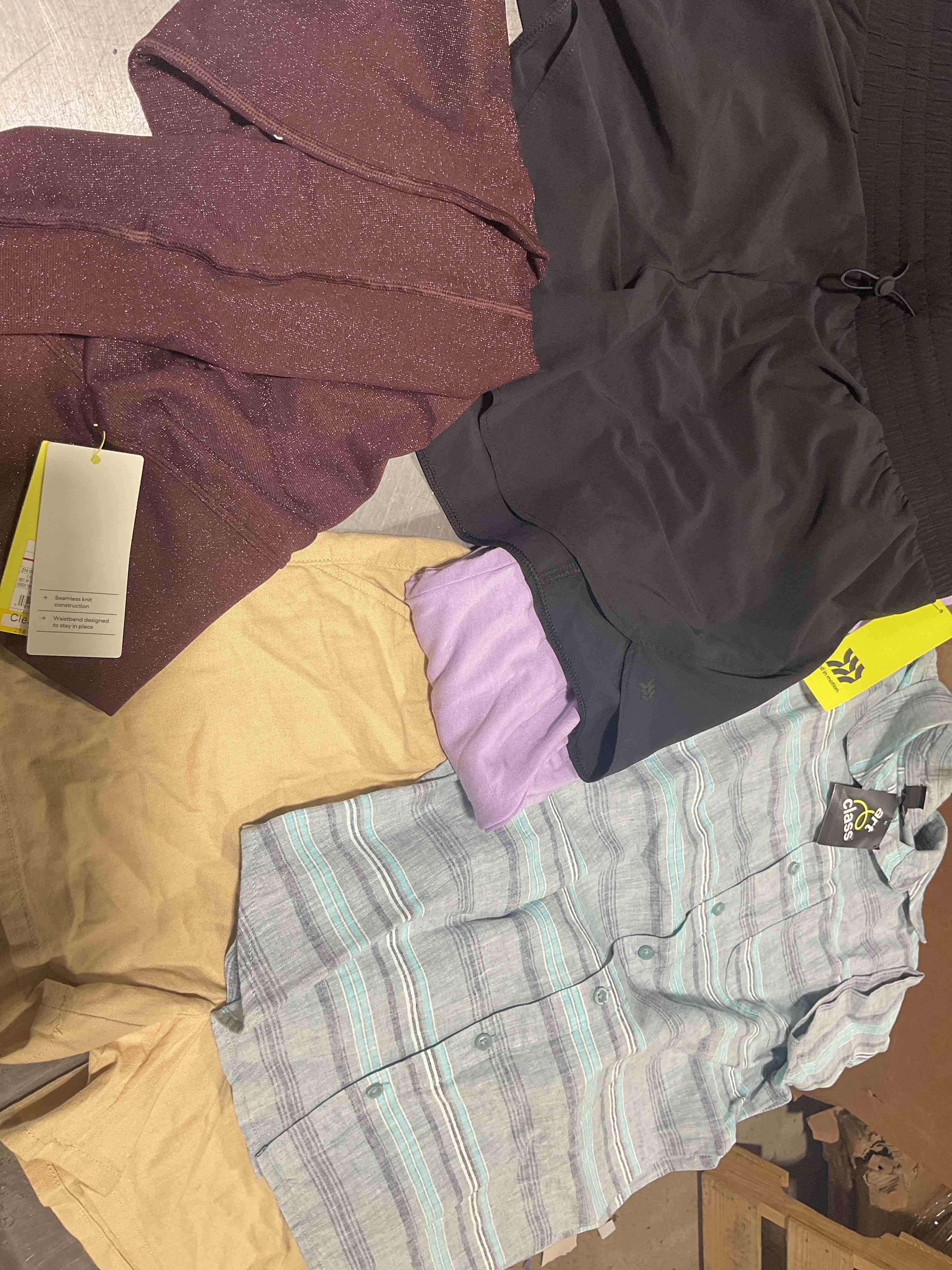 assorted Clothes of different size, color and style