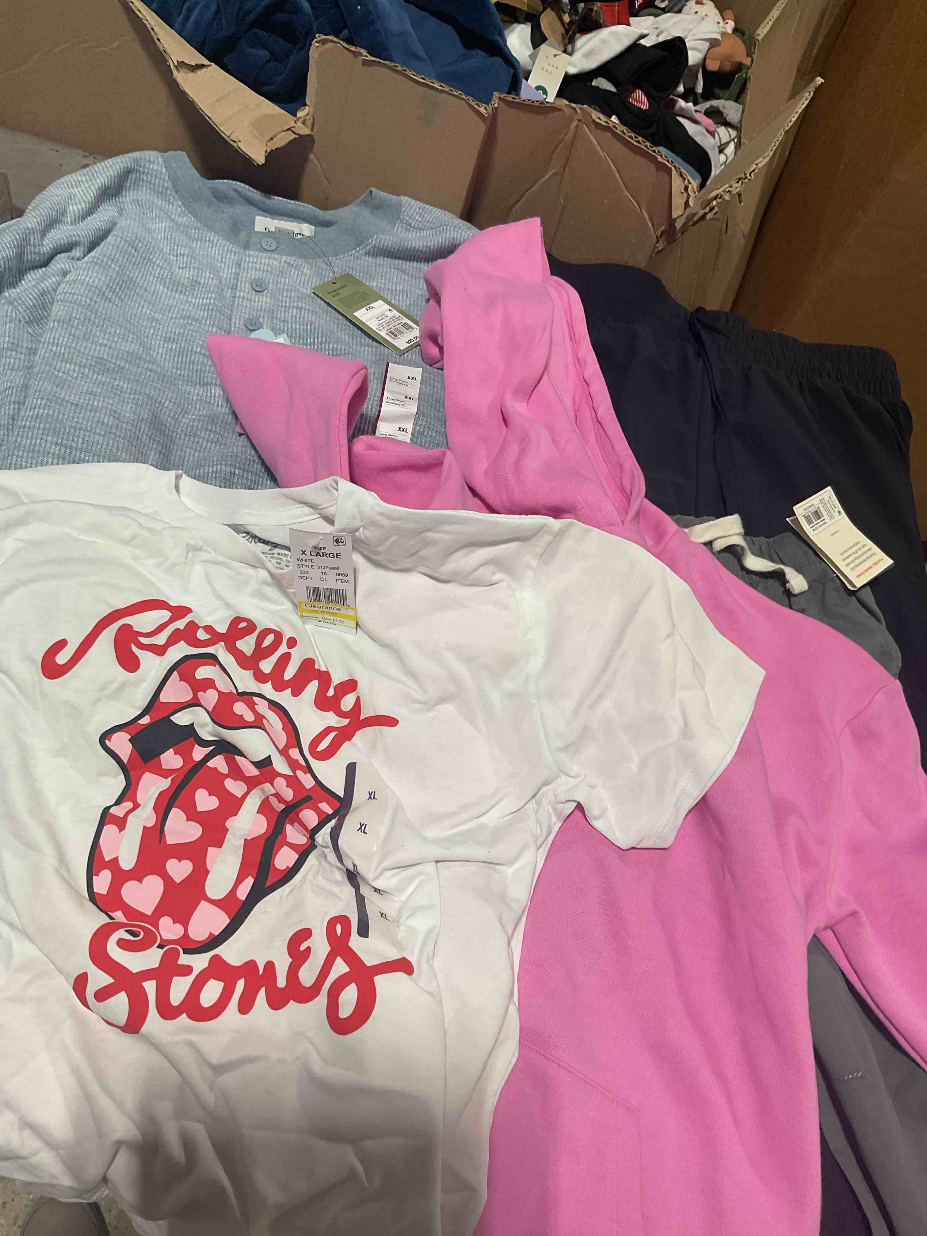 assorted Clothes of different size, color and style