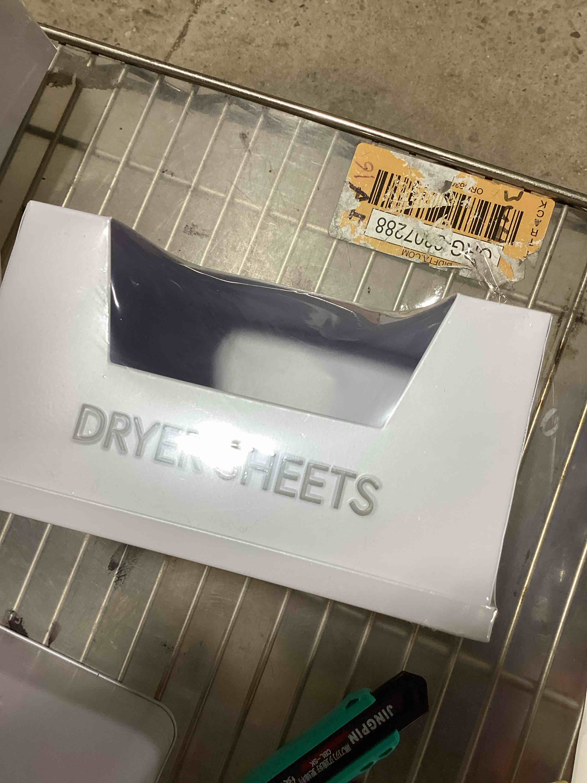 decorative tin  dryer sheet bin ( pack 4)