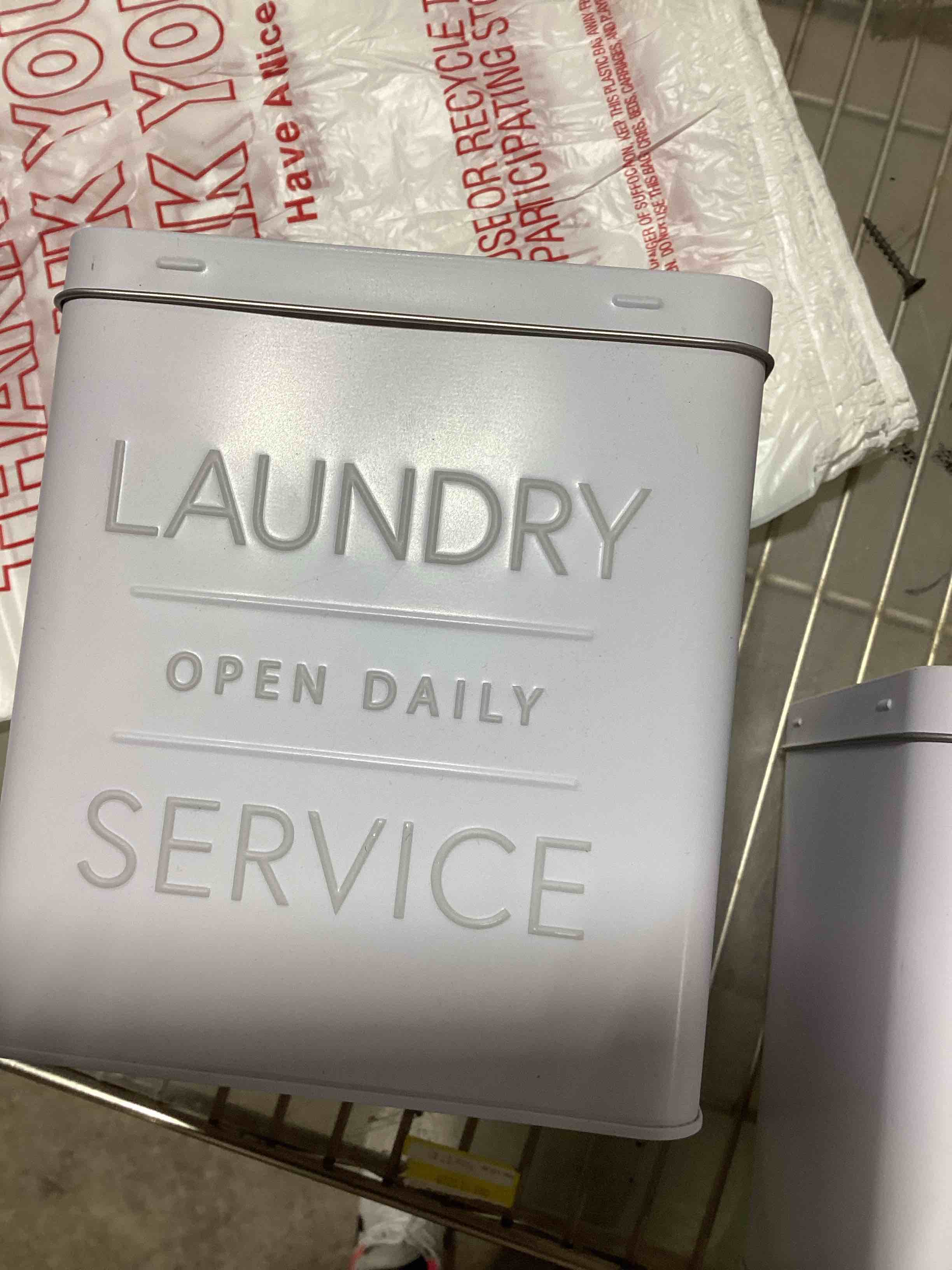 decorative tin - Laundry bin (pack 4)