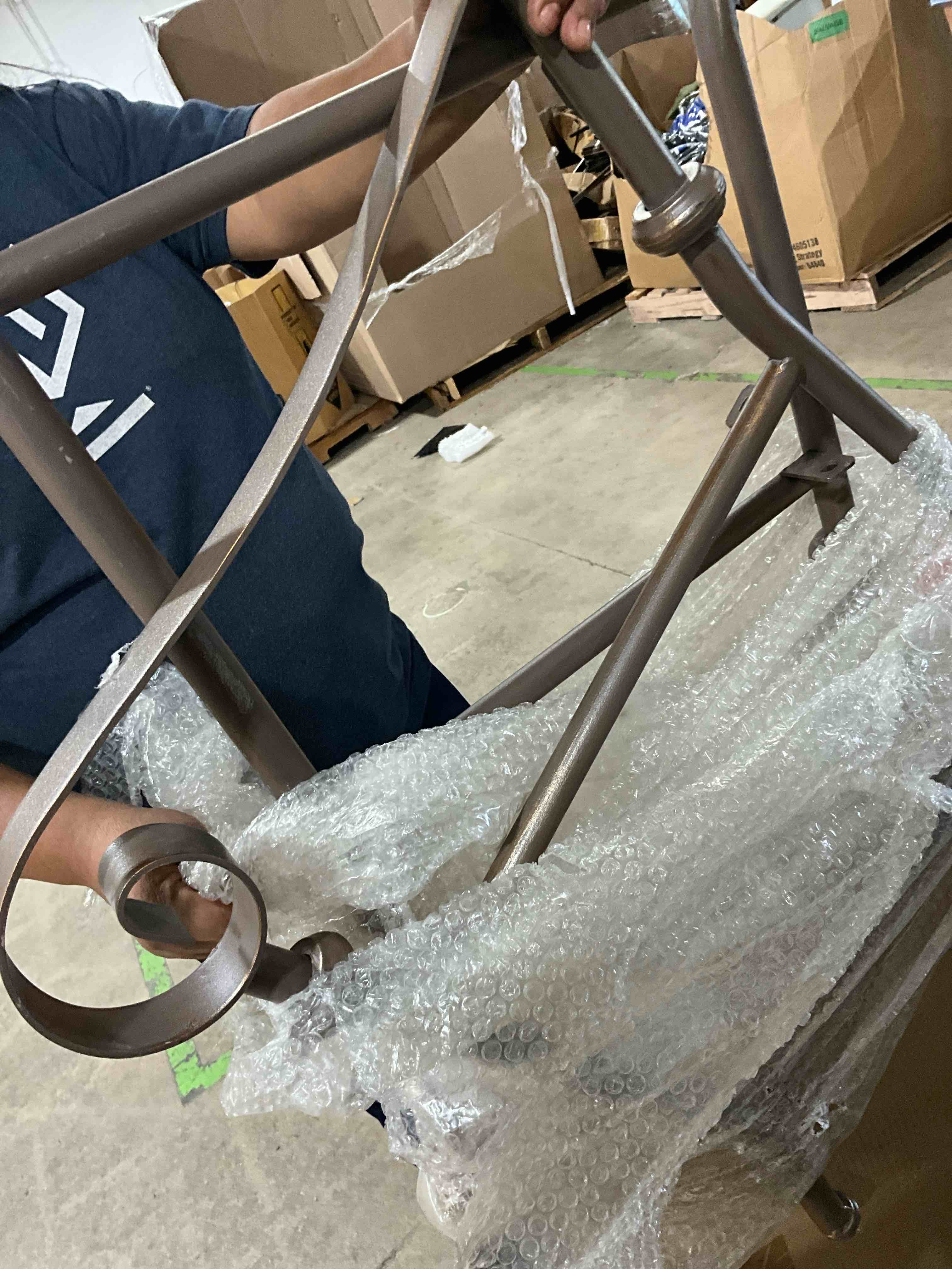 two piece replacement chair arms