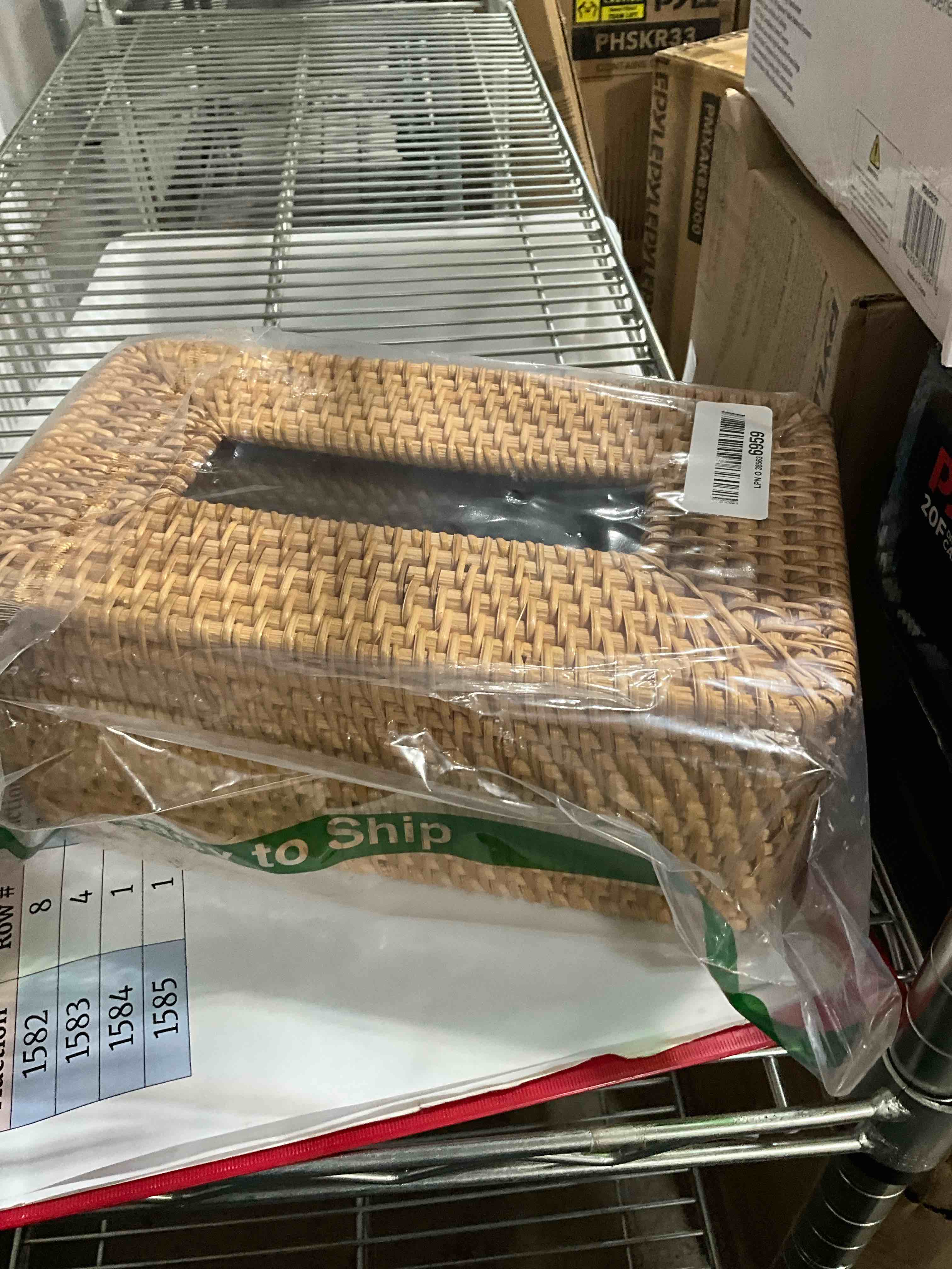 Tissue box cover