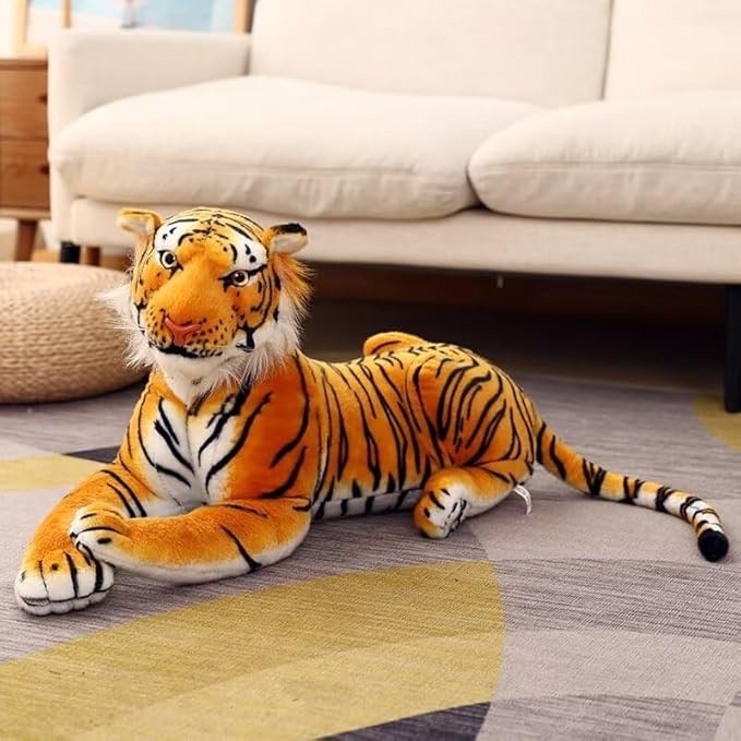 large stuffed tiger plush toy- giant tiger stuffed animal (28inches,excluding tail)