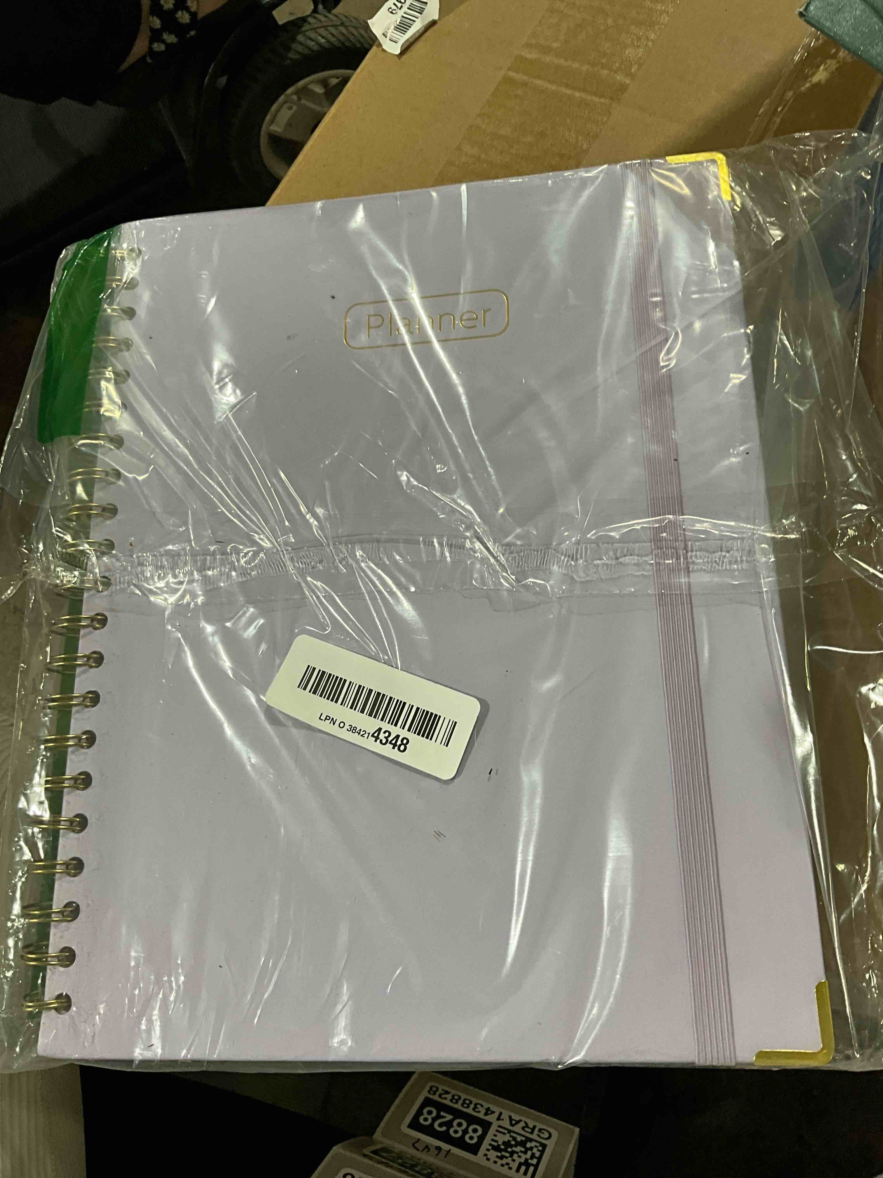 light purple planner 