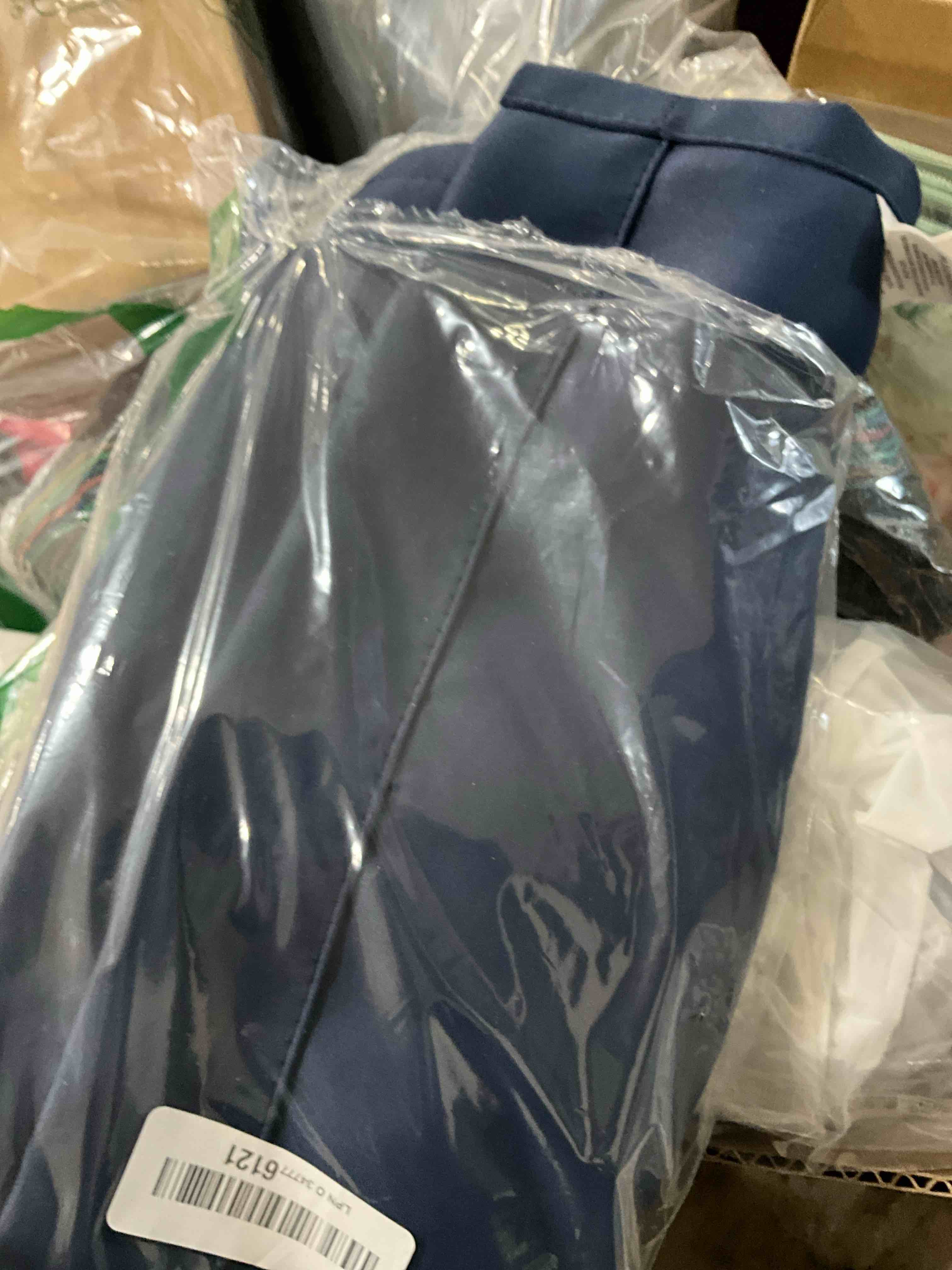 Dark blue curtain