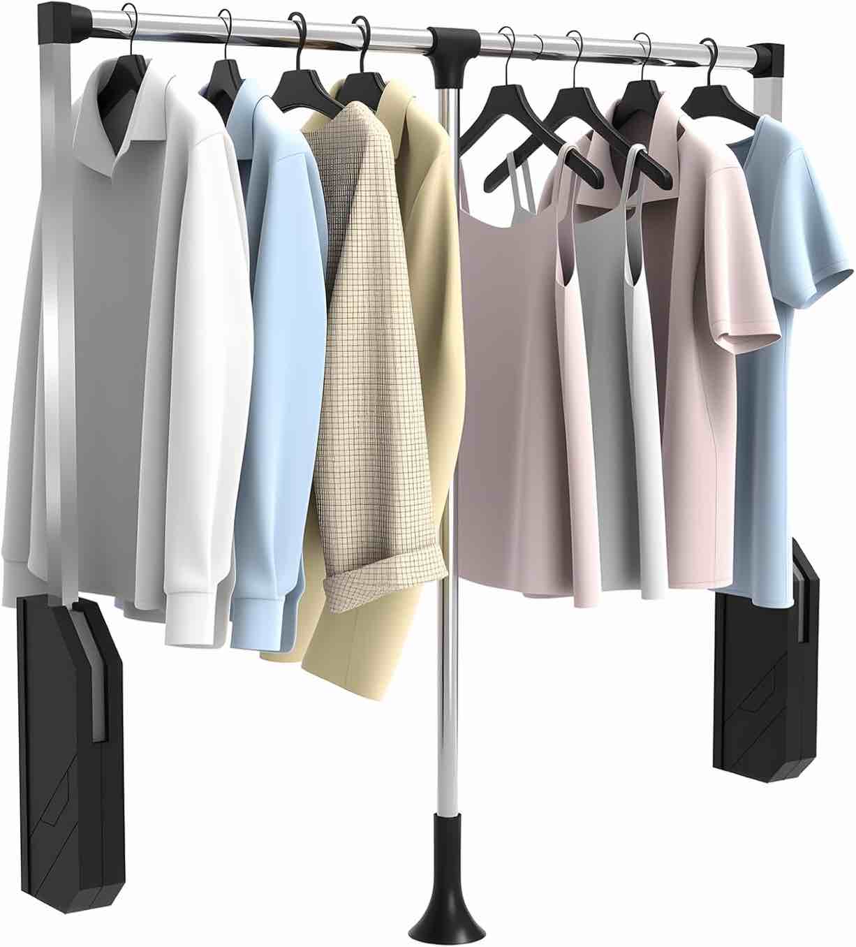 Pull Down Closet Rod for Hanging Clothes Wardrobe Lift Rail Aluminum Alloy Organizer Side Mounted Cl