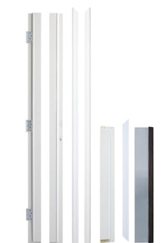 Vinyl frame for premium fiberglass door