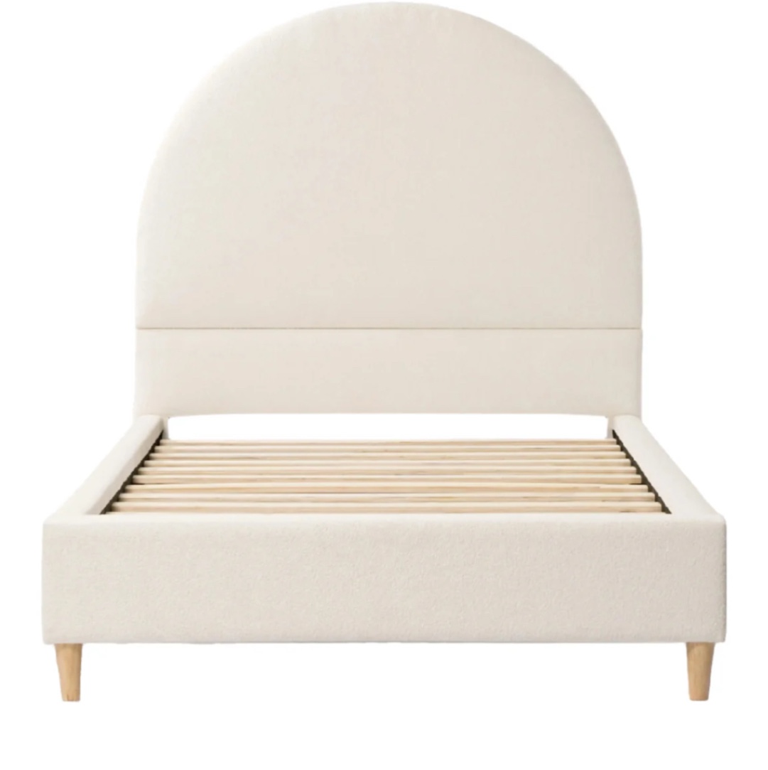 Boucle Full Arch Bed Side Rails, Slats box 2/2