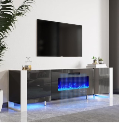 Black 80 Modern High Gloss Enterta Box 1/2