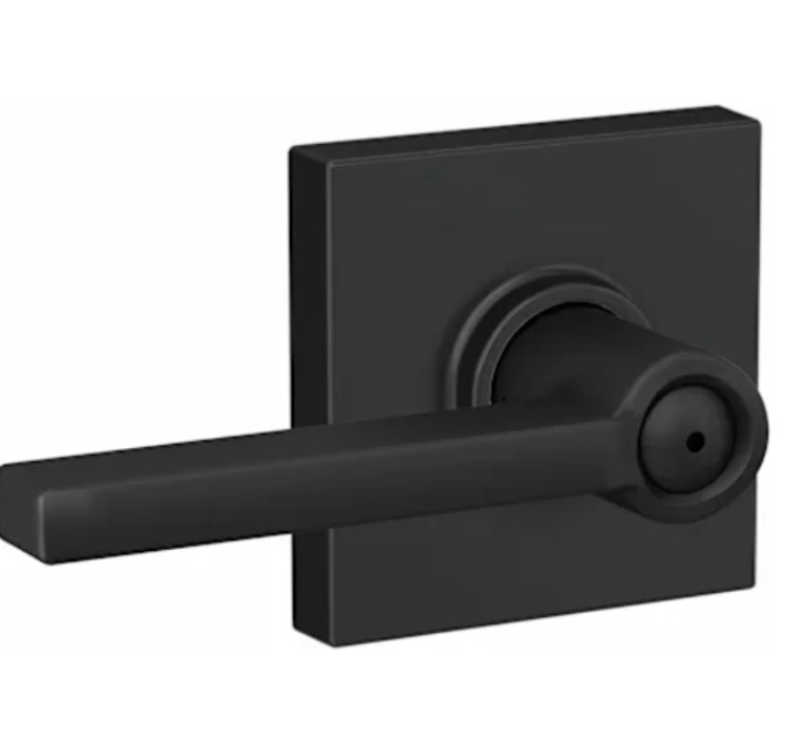 Latitude Lever with Addison Trim Passage (Hall & Closet) Lock