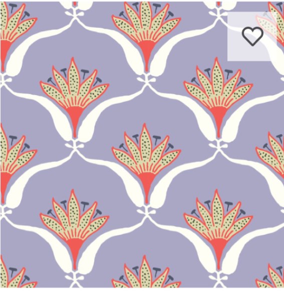 Shanghai Wallflower 10' L x 25" W Wallpaper Tile