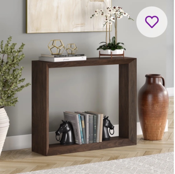 Osmond 36'' Console Table Brown Finish
