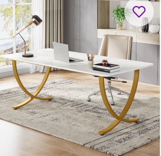 Izuwa Metal Base Executive Desk