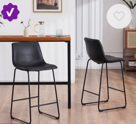 Scher Dining Chairs, Counter Stool & Bar Stools (Set of 2)