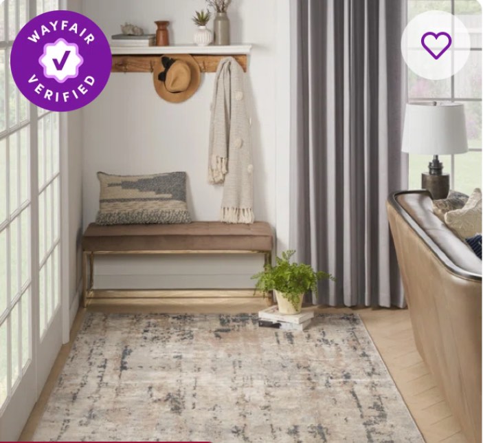 Abstract Indoor Rug , size 8’6” X 11’6”