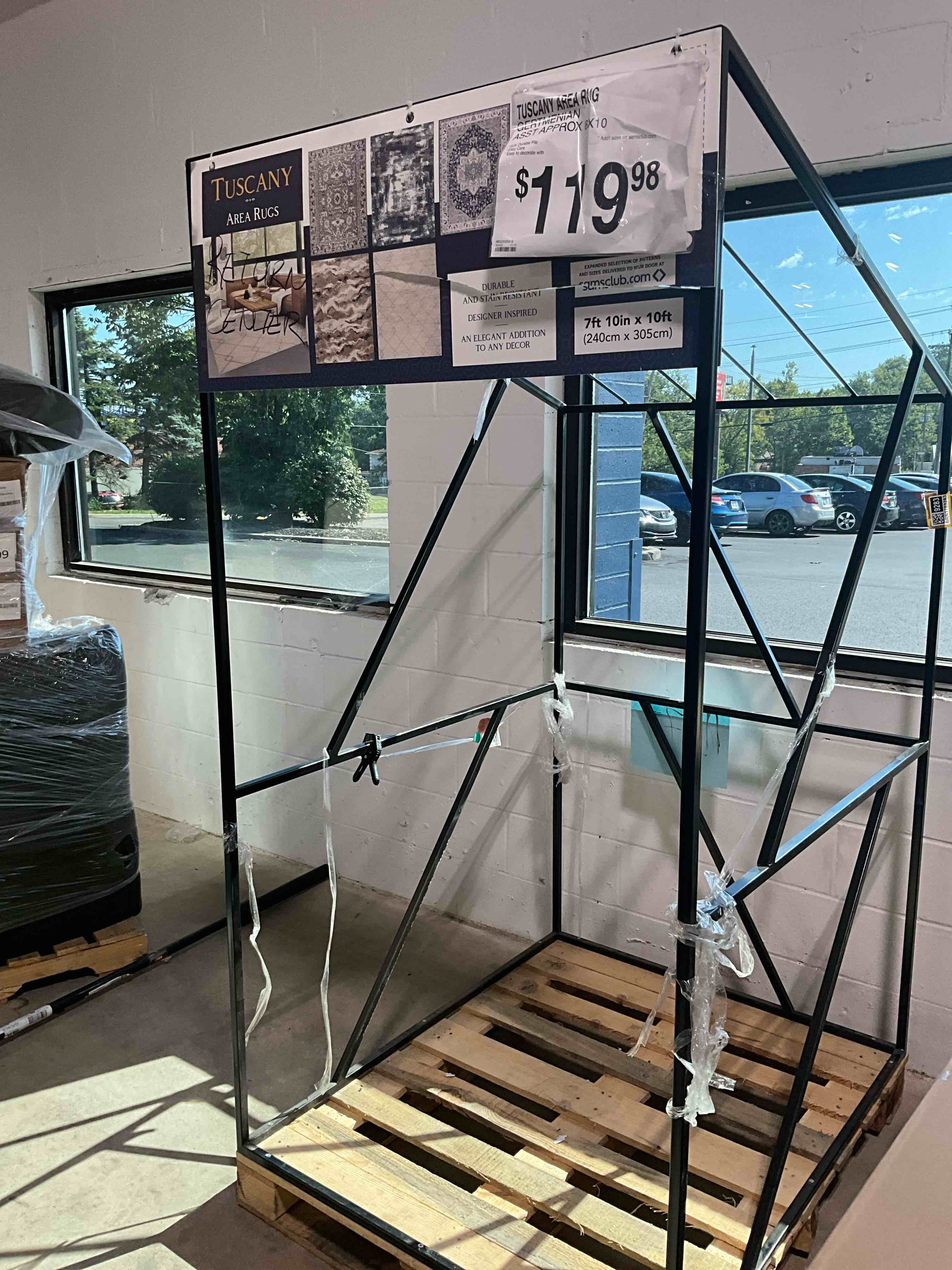 Metal Exhibition Rack 7ft-10in x 10ft