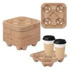 Pack of 4 carrier cup holder