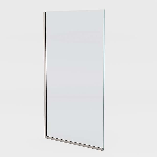 frameless glass size15h x36W