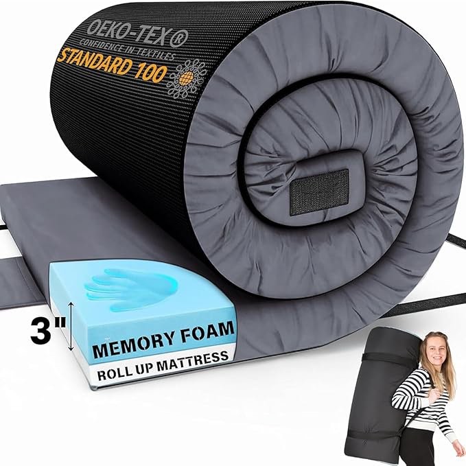 Black Travel Mattress