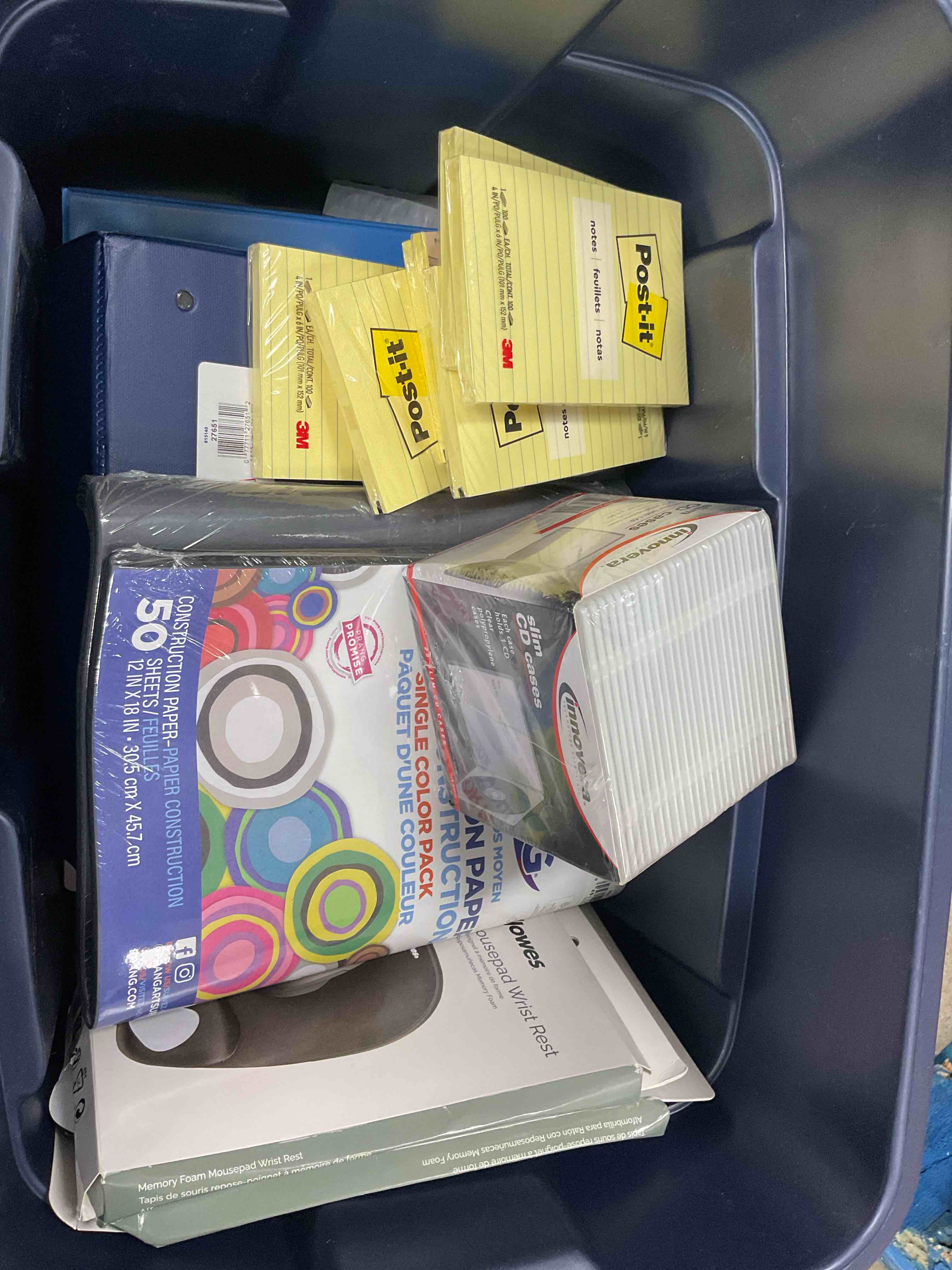 assorted post.it , Folder, and more 