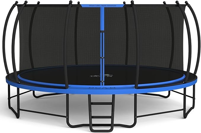 16FT Big trampoline Blue