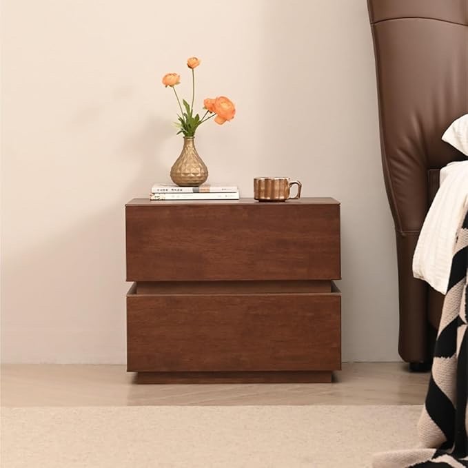 side table with storage function solid wood small coffee table bedroom laptop table home, office small table bedroom night stand