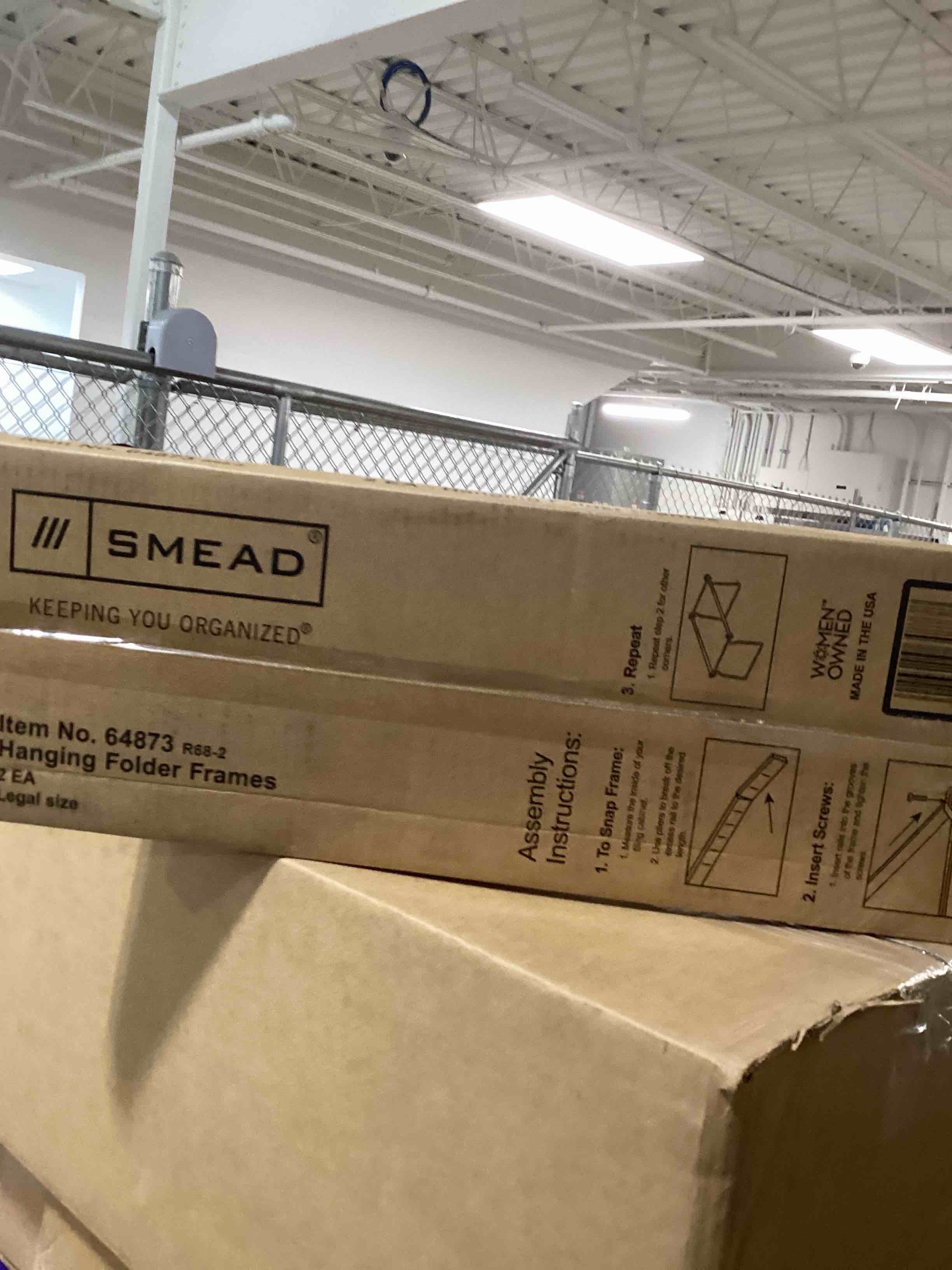 Smead Steel Hanging Folder Drawer Frame FRAME,LGL H/FLDR 2PK,GY MFC7440N (Pack of8)