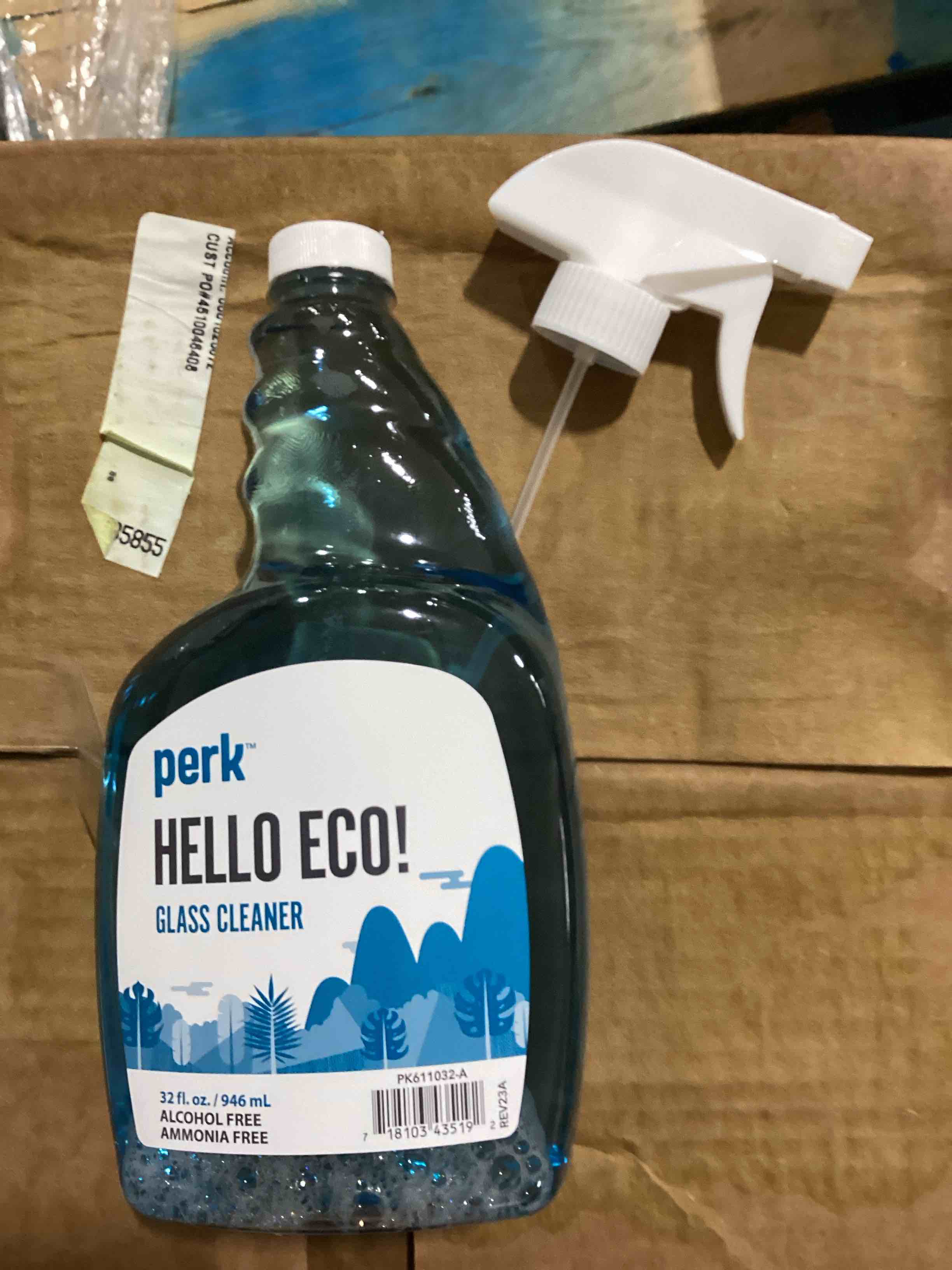 perk hello eco glass cleaner