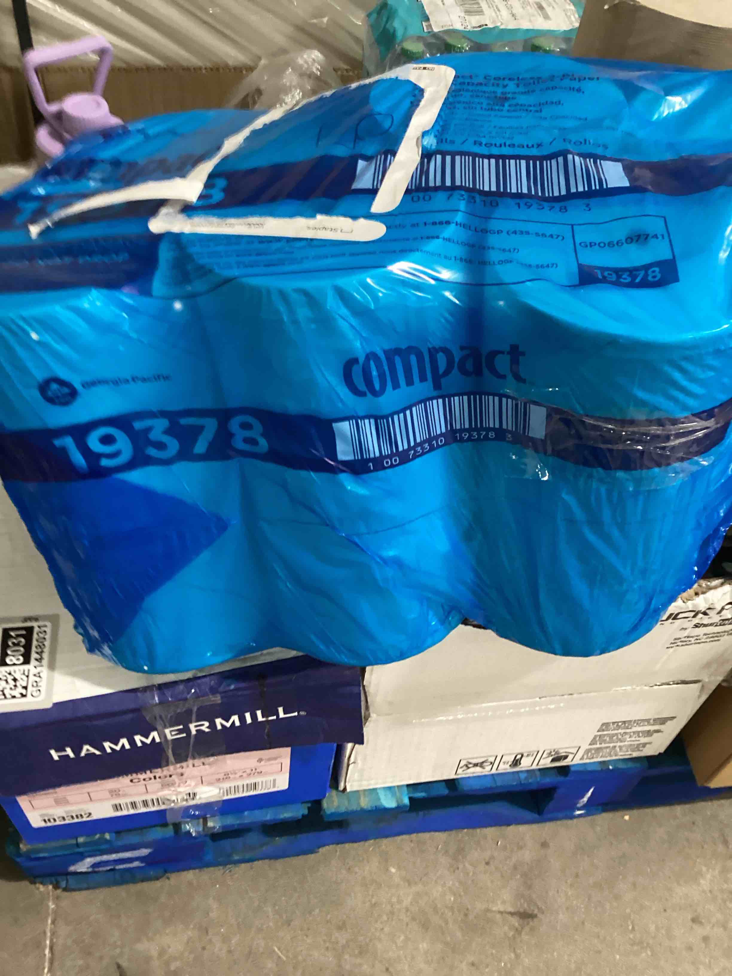 compact cordless 2 ply capacity toilet paper