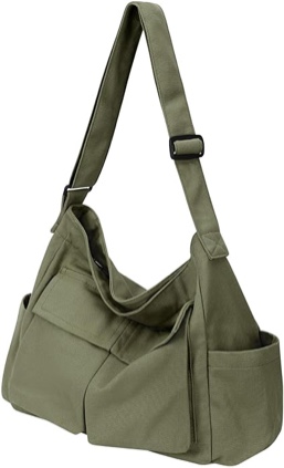 oody Bag with Multiple Pockets Large Tote Bag Handbag for Teen Women Men assorted