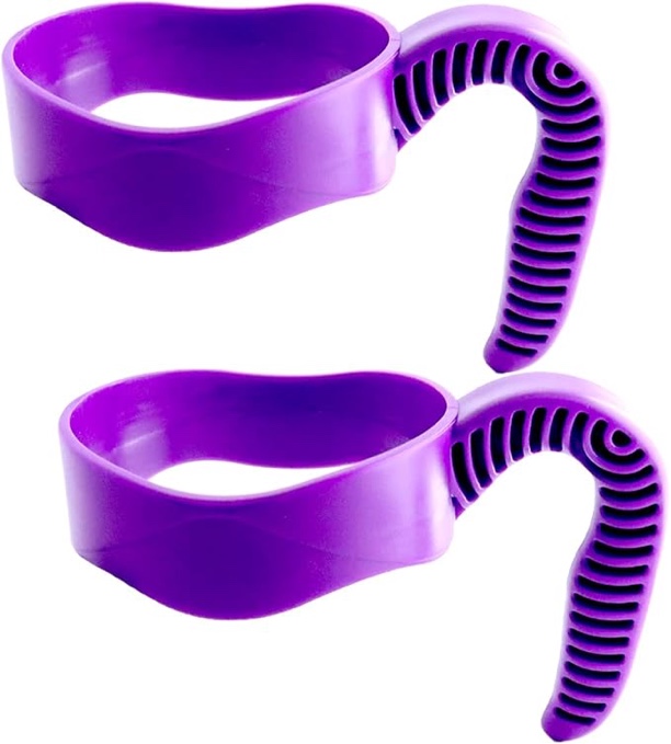 2 Pcs Purple 20 Oz Tumbler Handle, Tumbler Cup Holder Compatible with OZARK TRAIL, YETI, RTIC, Travel Mug, SIC, Rambler