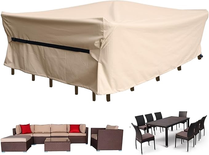 patio furniture set covers waterproof patio conversation sets cover outdoor sectional sofa couch cover outside dining set table and chairs covers heavy duty