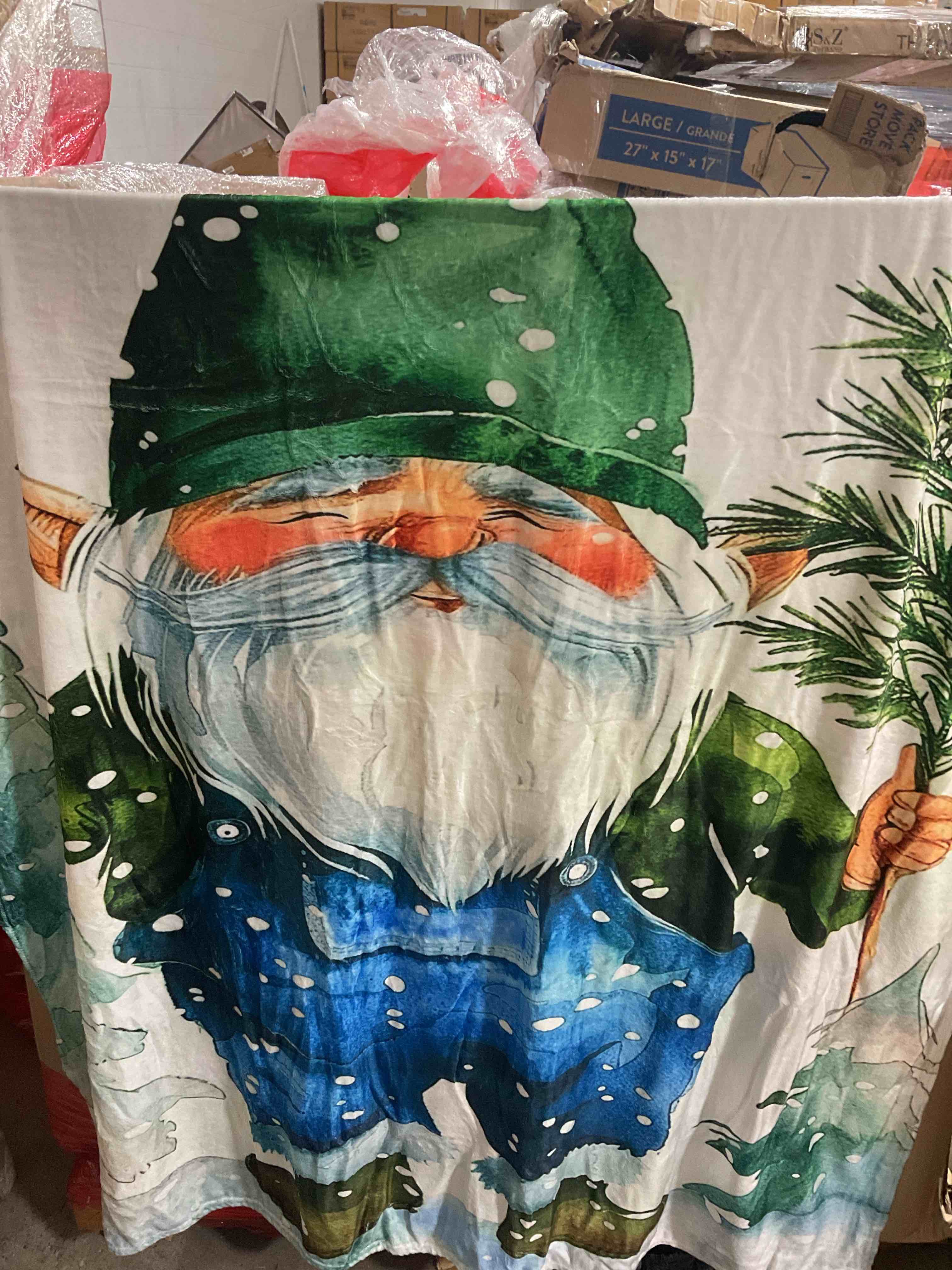 Christmas elf blanket