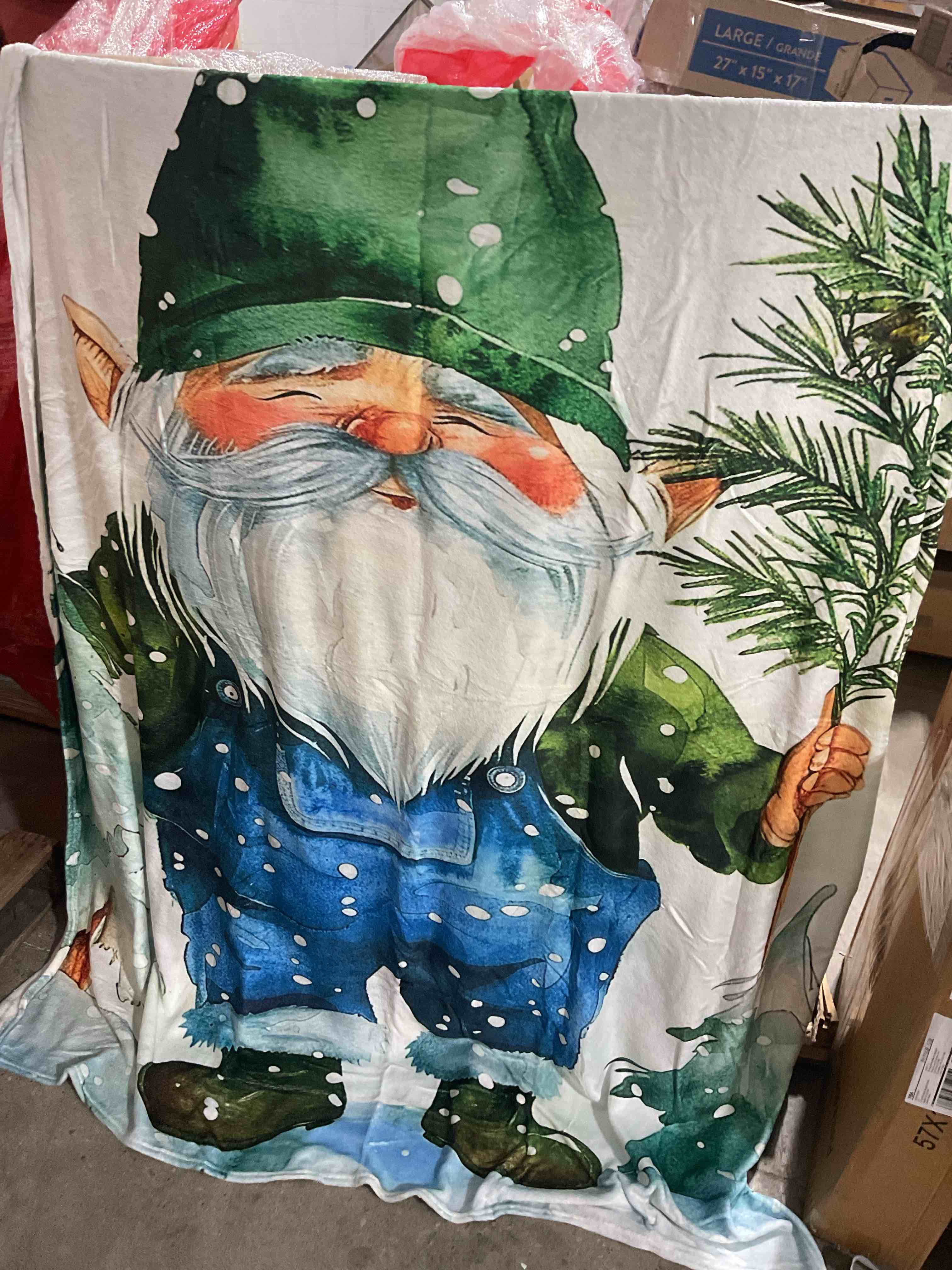 Christmas elf blanket