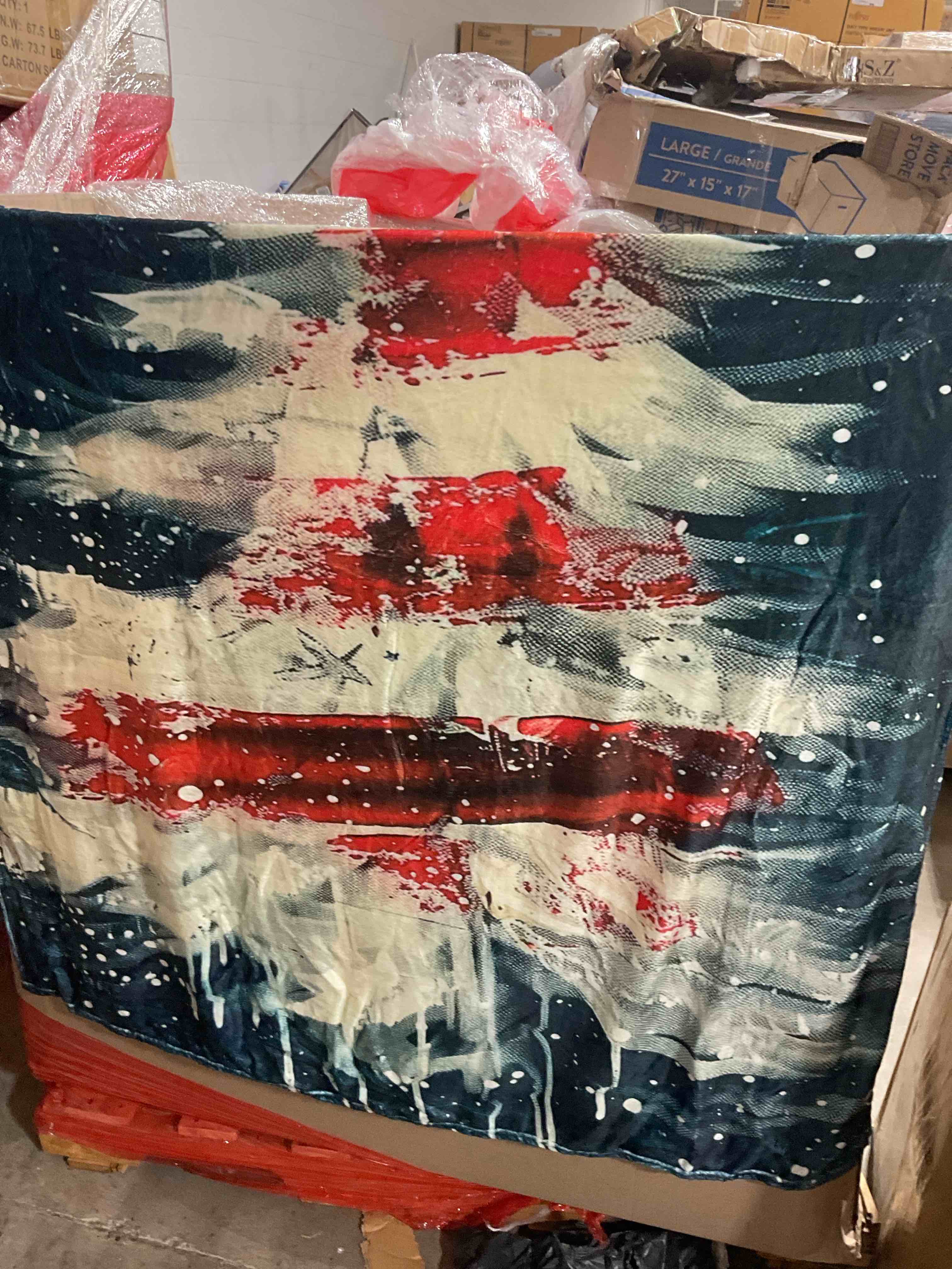 Christmas tree blanket