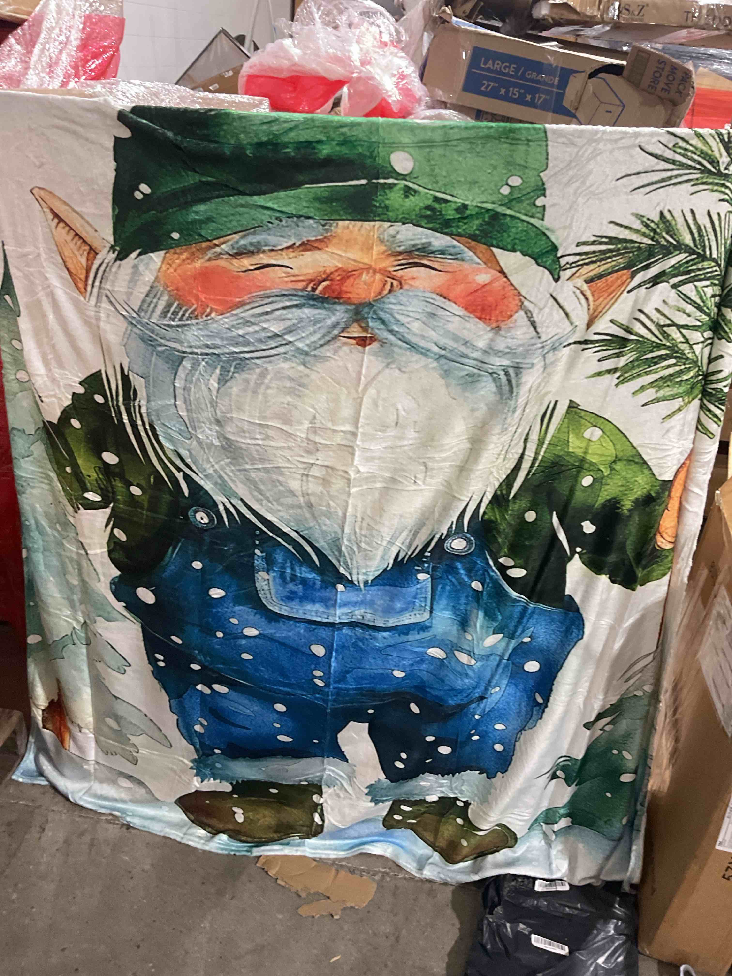 Christmas elf blanket