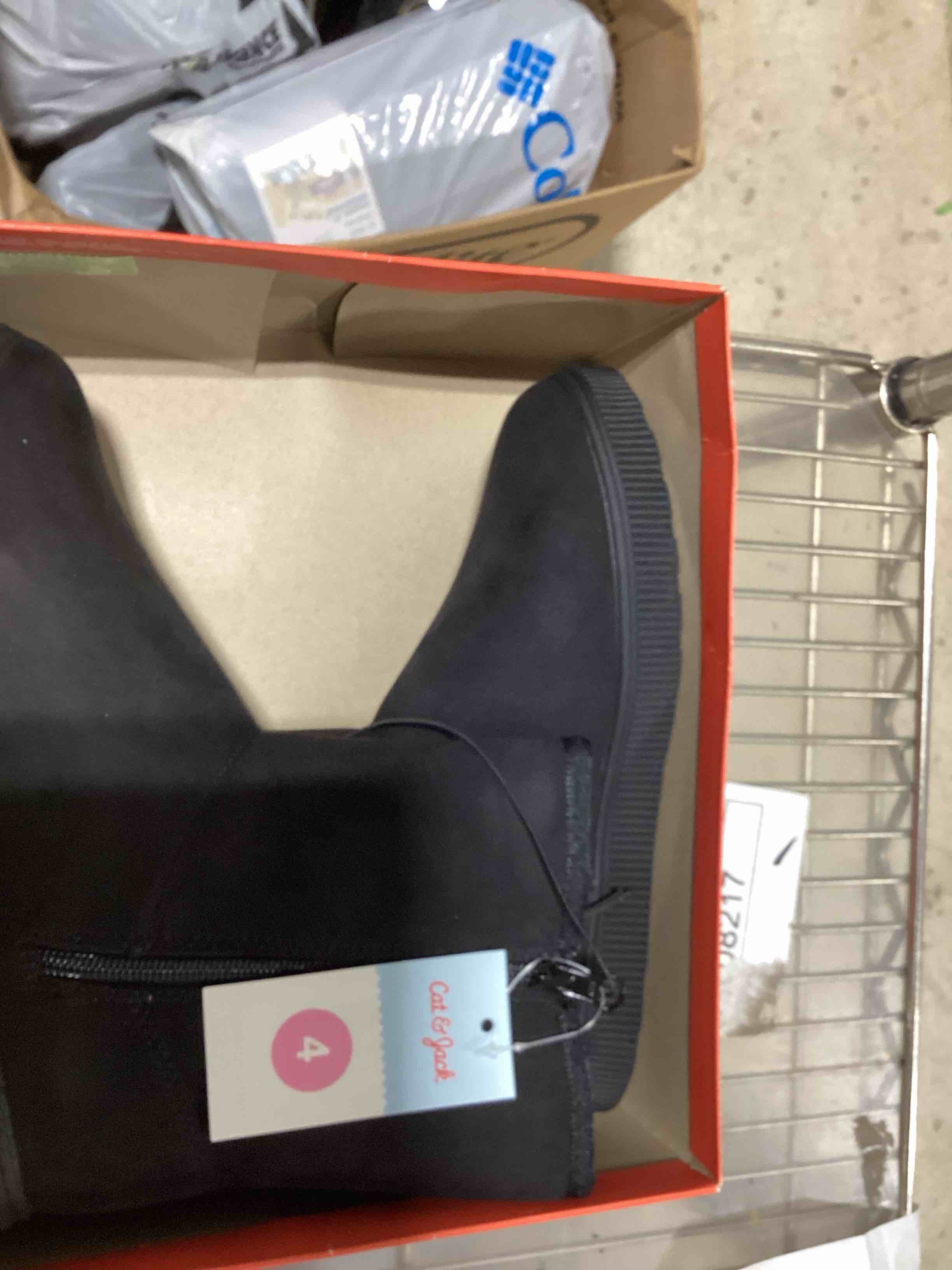 Kids' Holland Shearling Style Boots - Cat & Jack™ Black 4