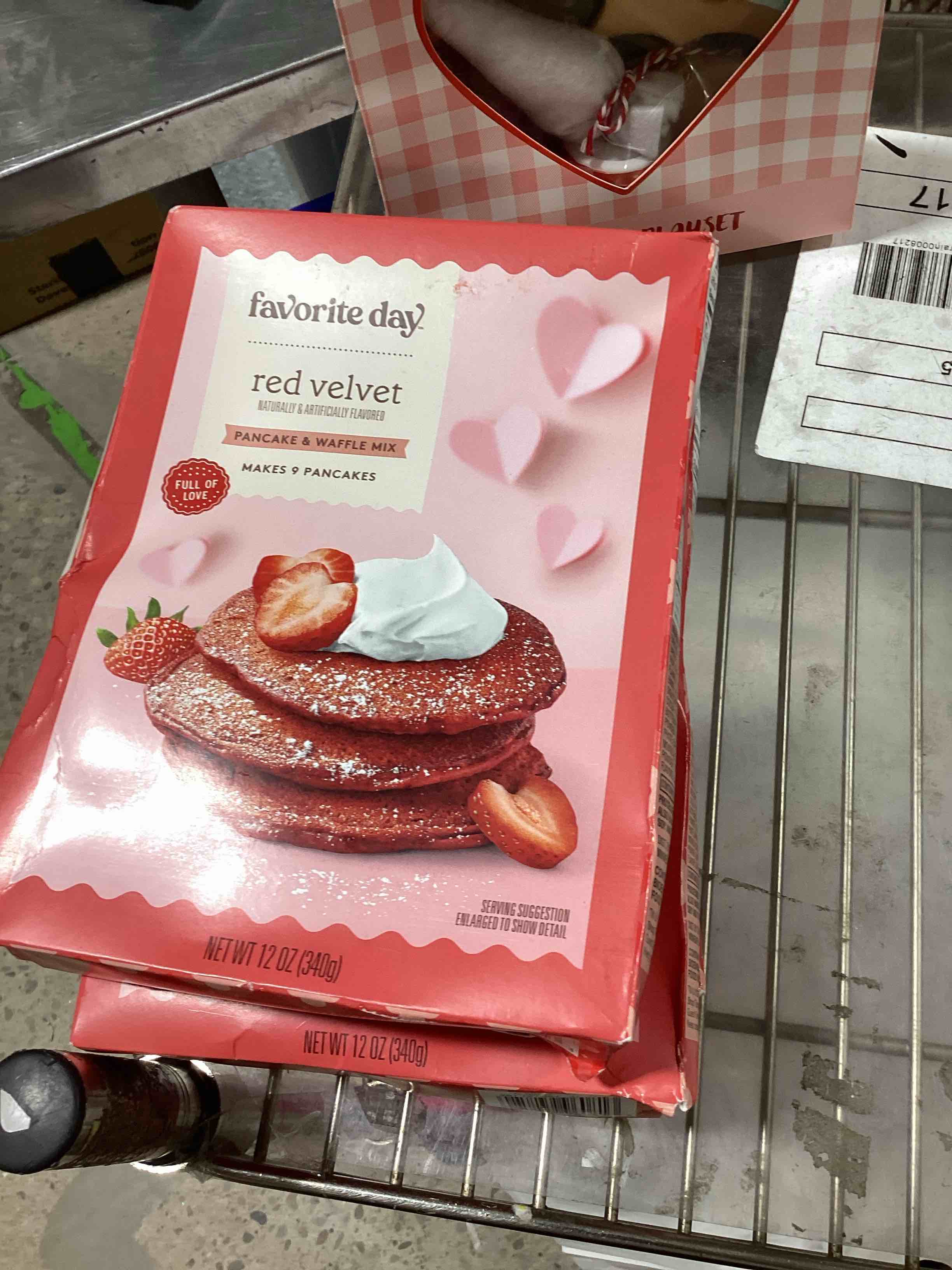 Valentine's Red Velvet Pancake Mix - 12oz - Favorite Day™