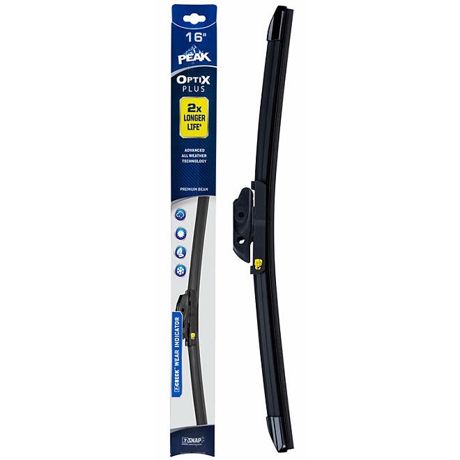 peak optix plus beam wiper blade (15",16", 17", 18", 19", 20", 21", 22", 24", 26", 28