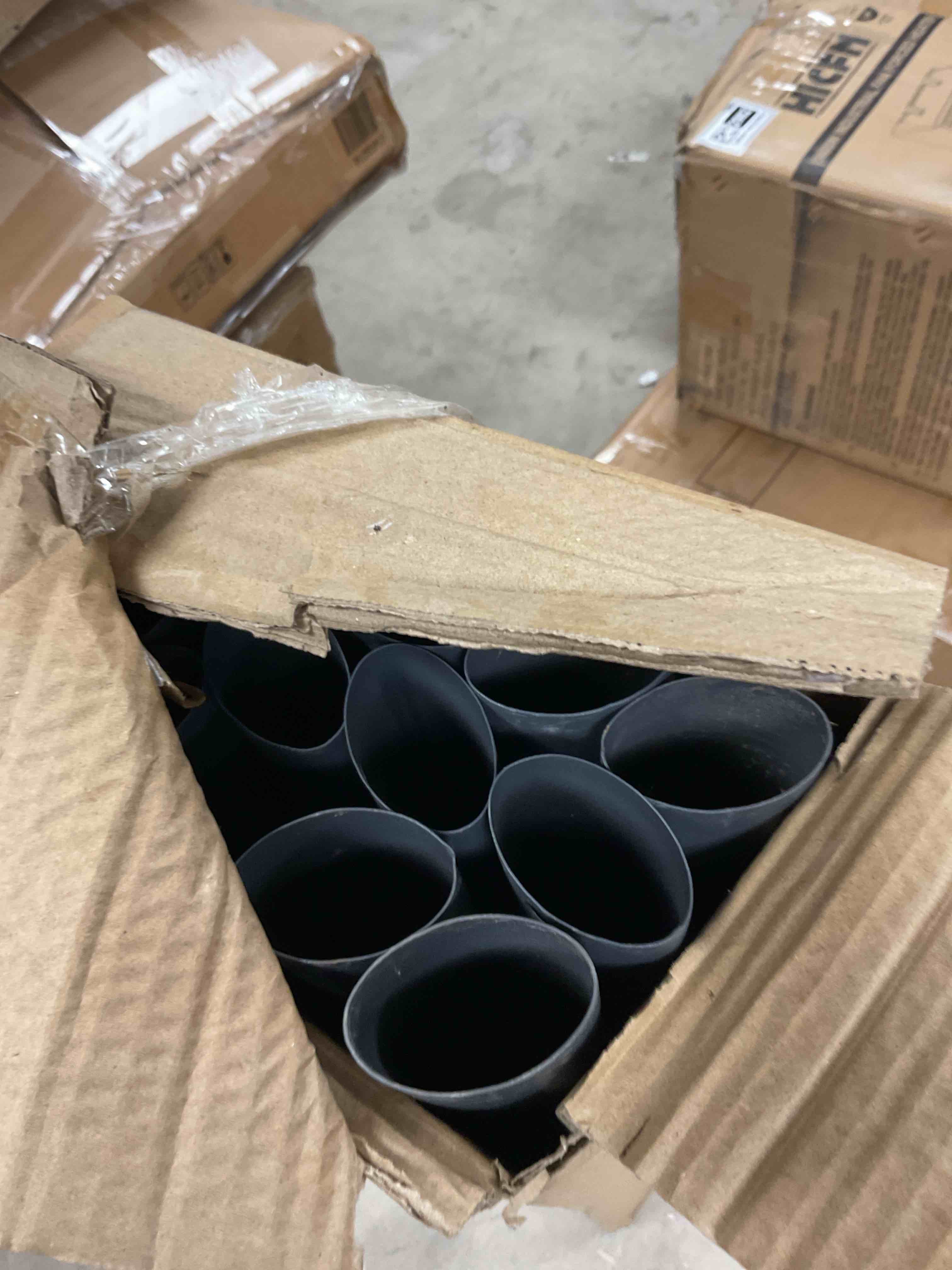 Black Heat Shrink Tubing  Flexible  Adhesive Glue Lined Industrial Heat-Shrink Tubing - Made in USA