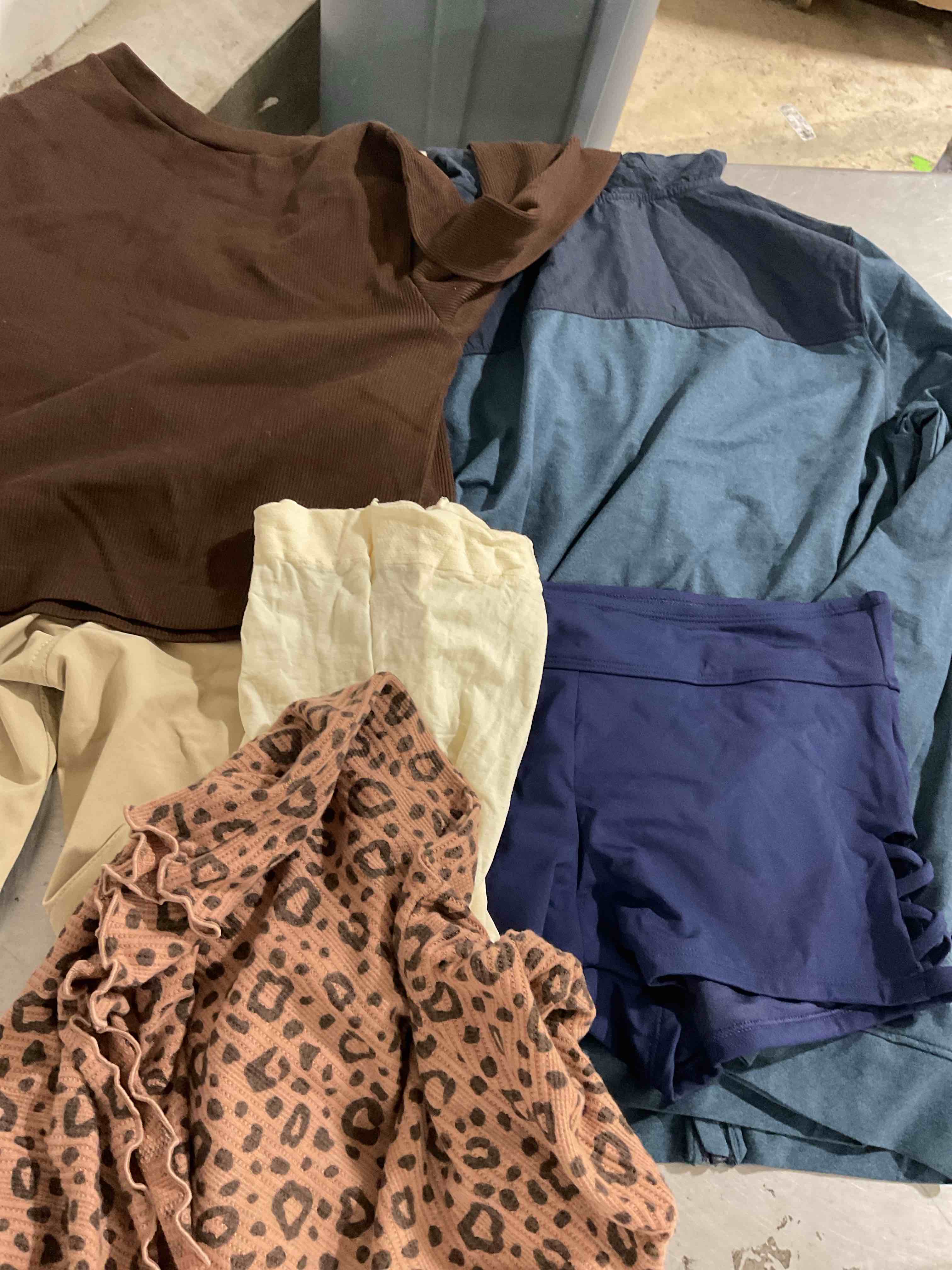 assorted  clothes Different size color and style