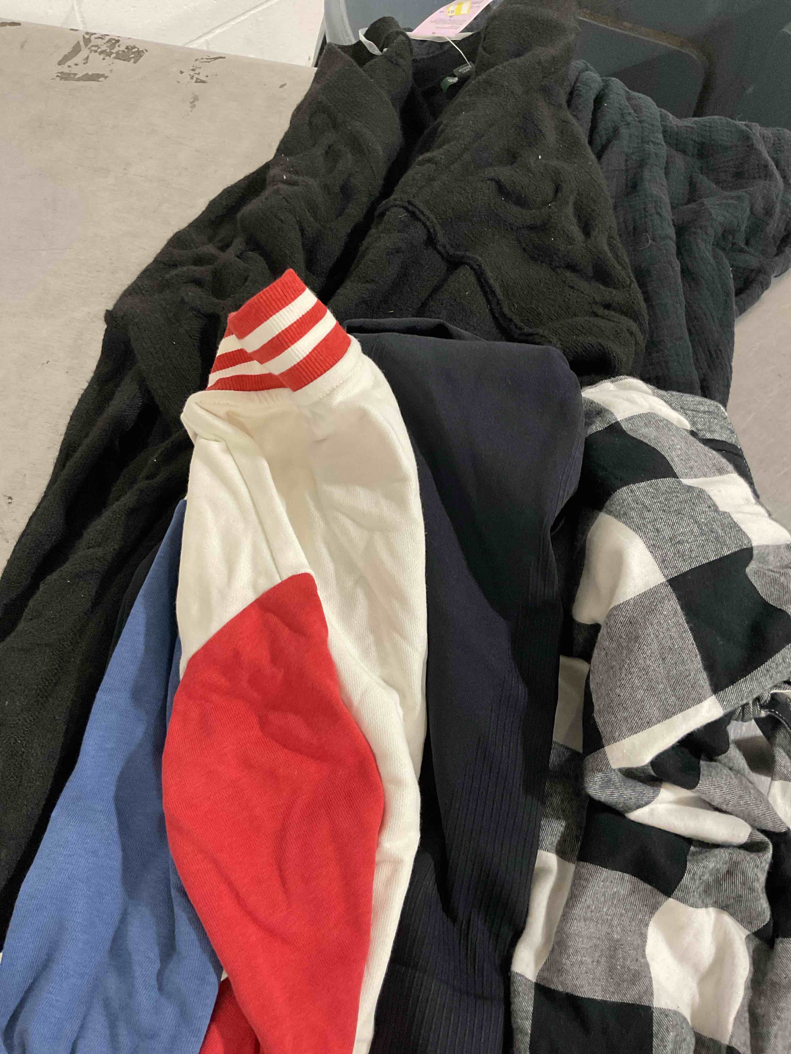 assorted  clothes Different size color and style