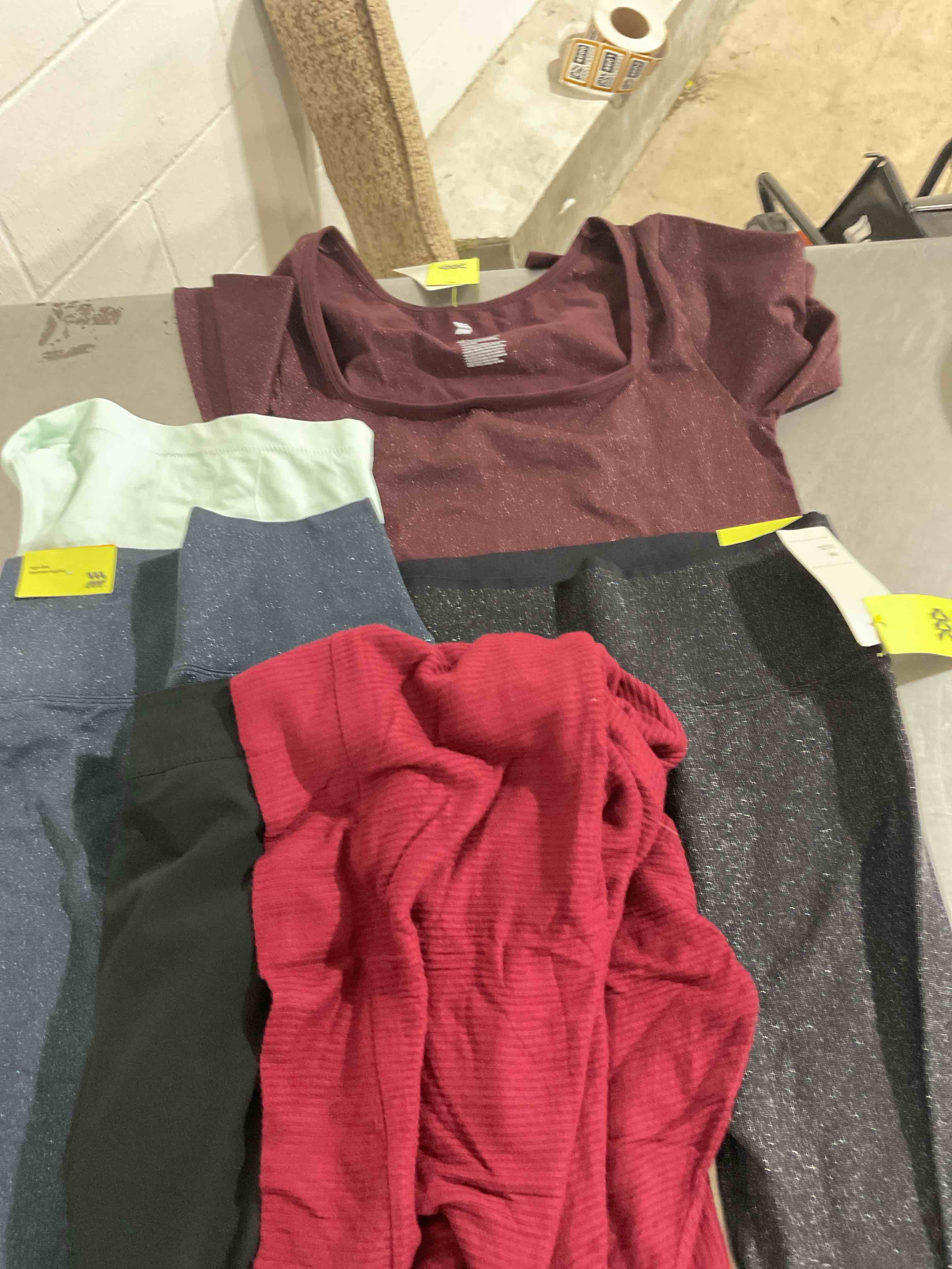 assorted clothes Different size color and style