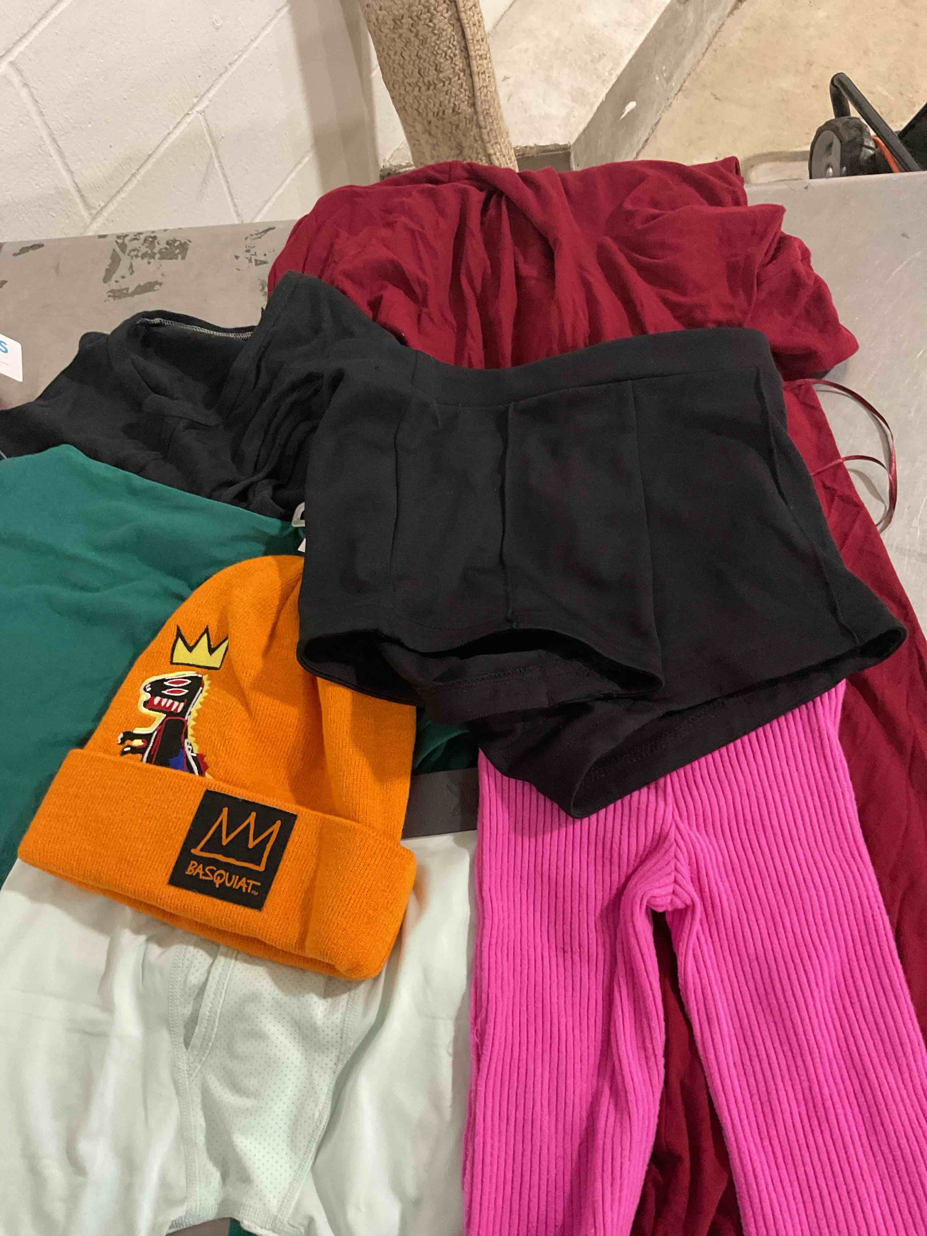 assorted clothes Different size color and style