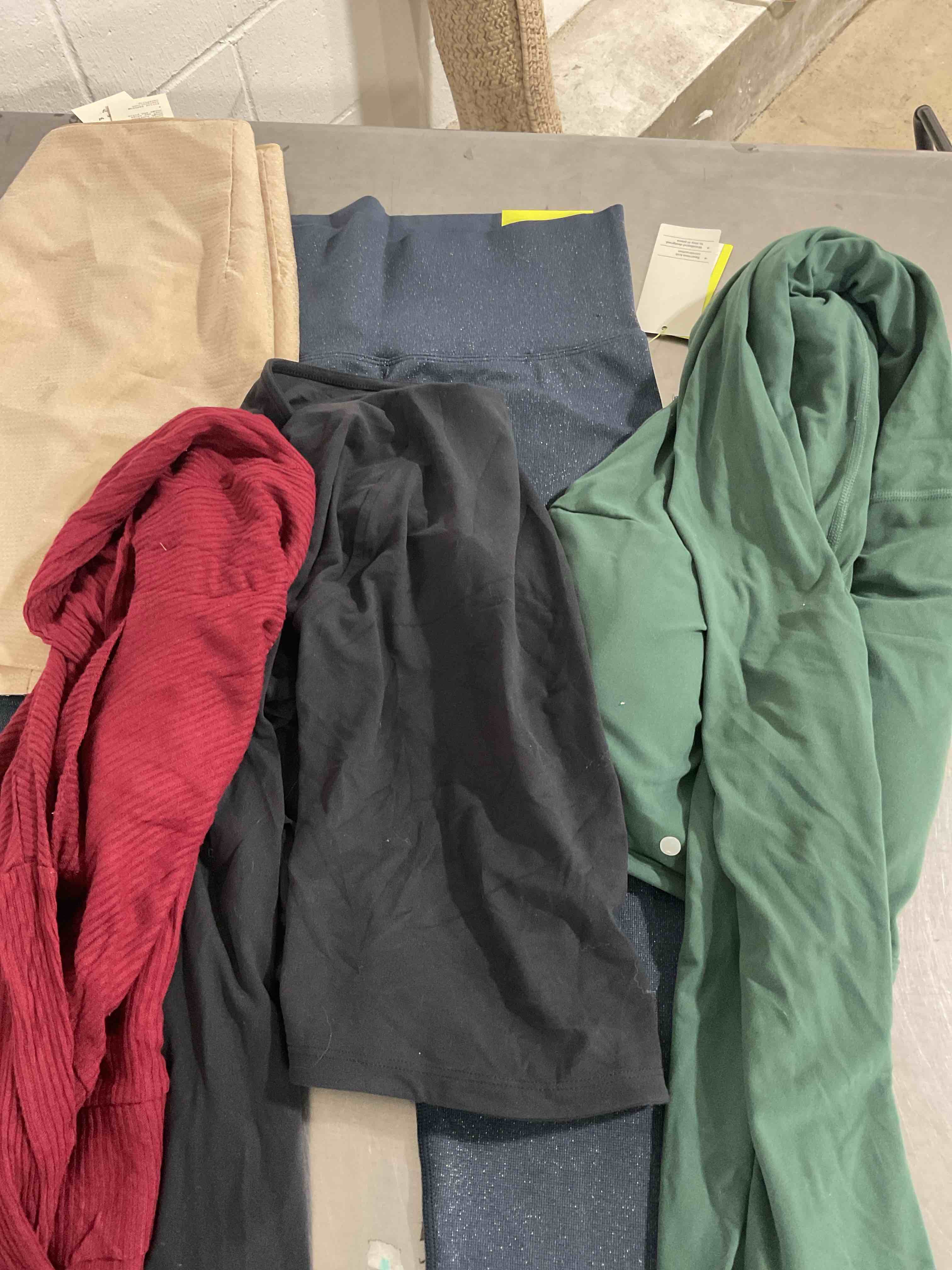 assorted clothes Different size color and style