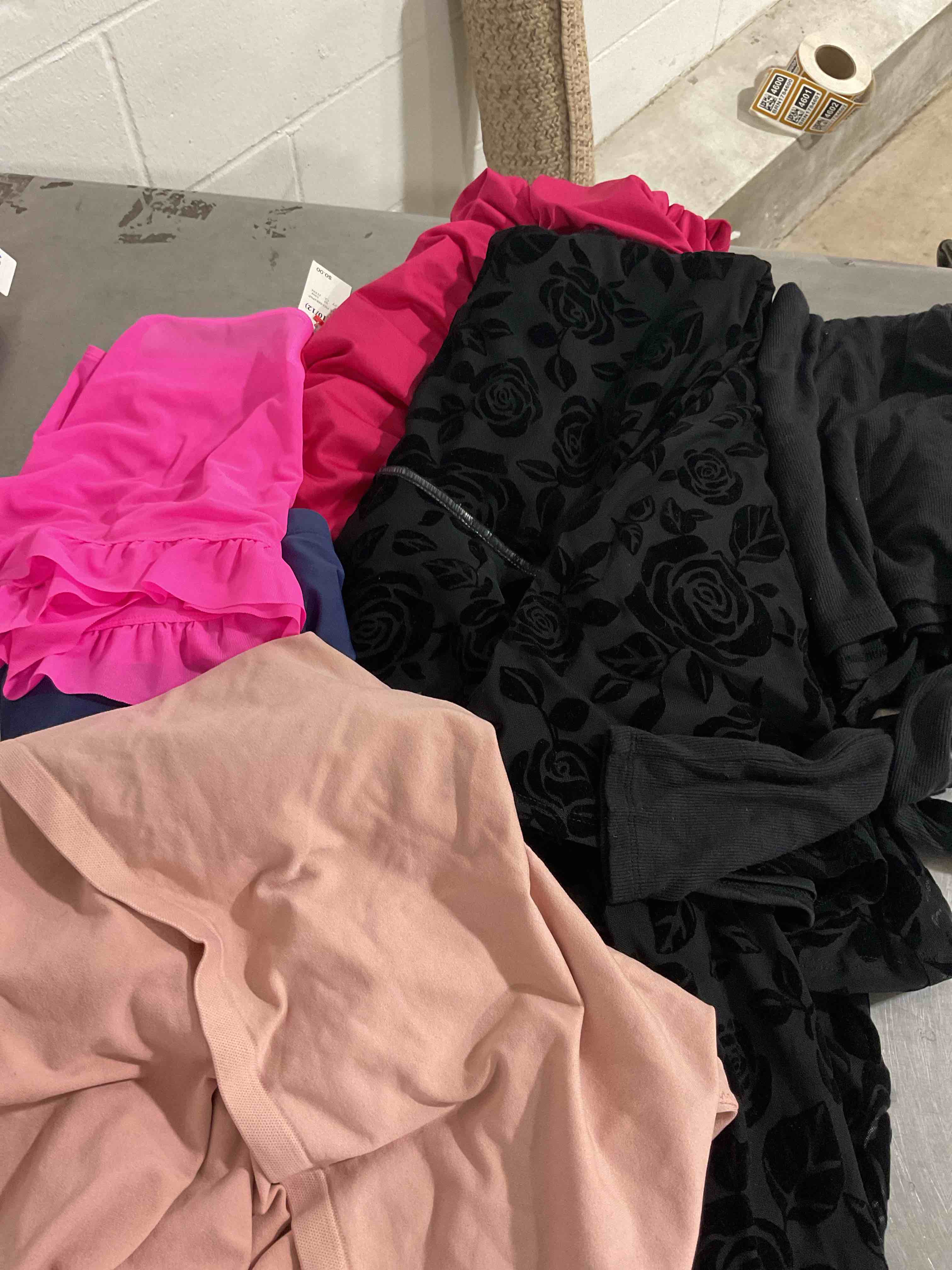 assorted clothes Different size color and style