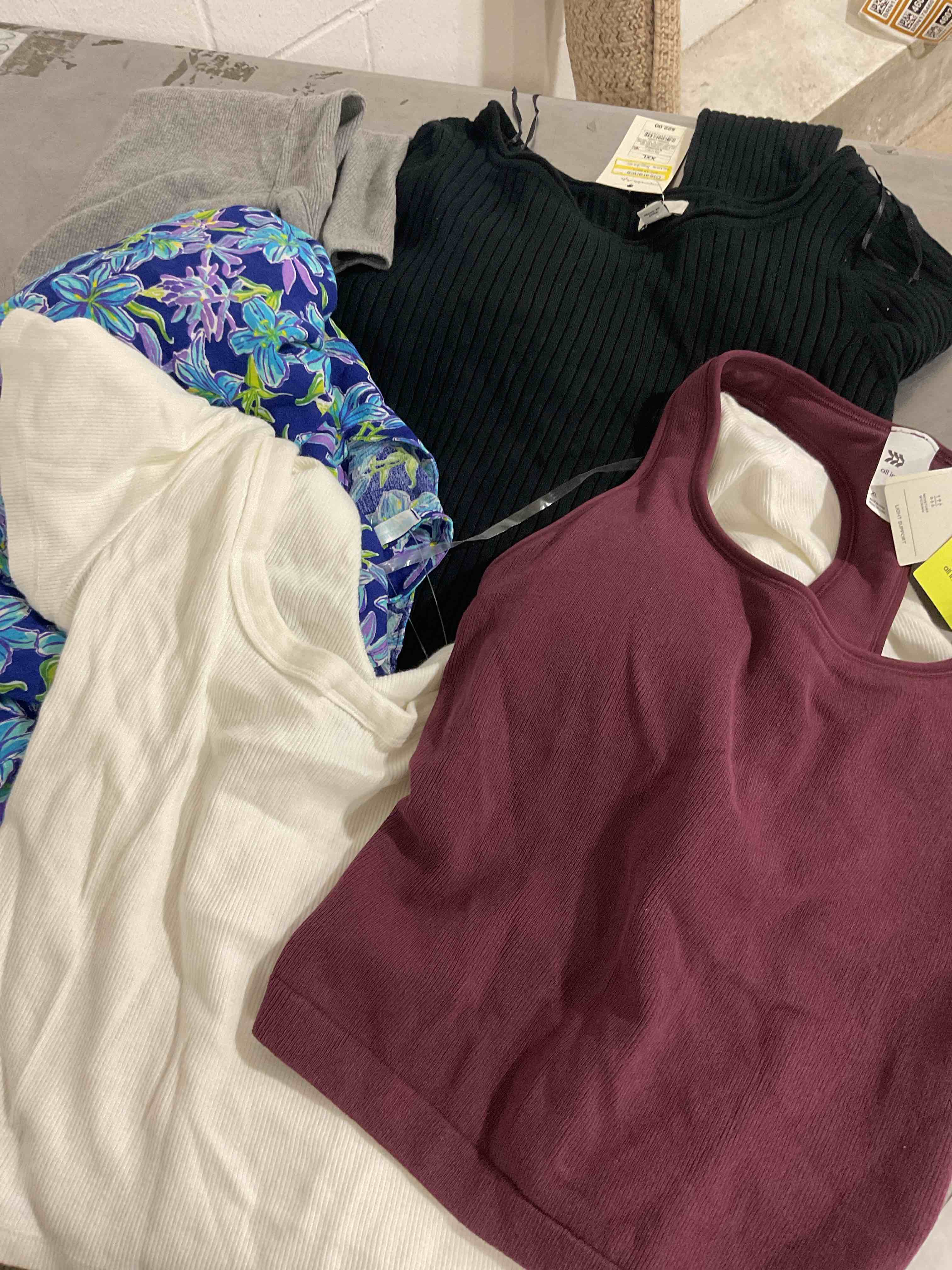 assorted clothes Different size color and style