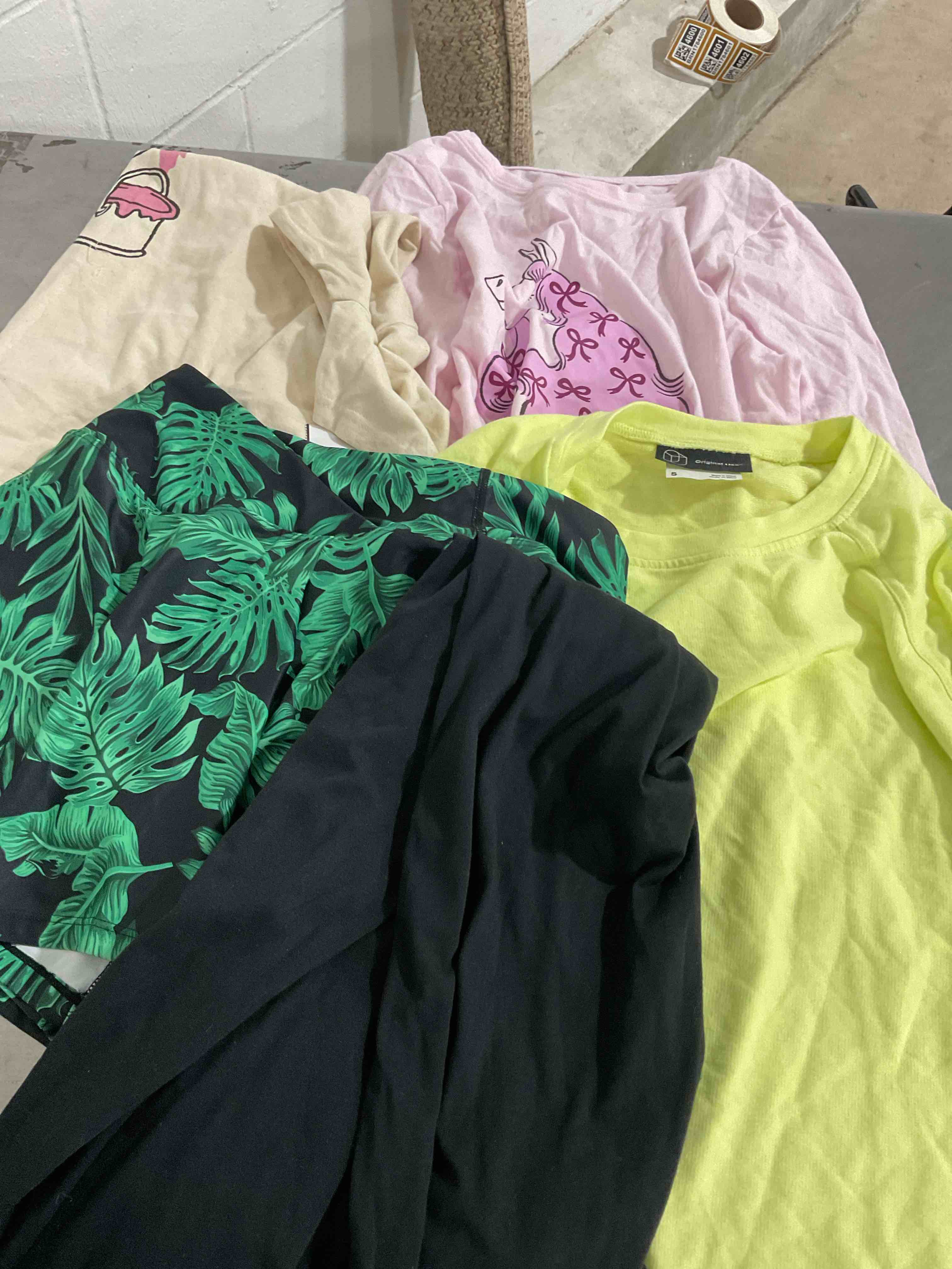 assorted clothes Different size color and style