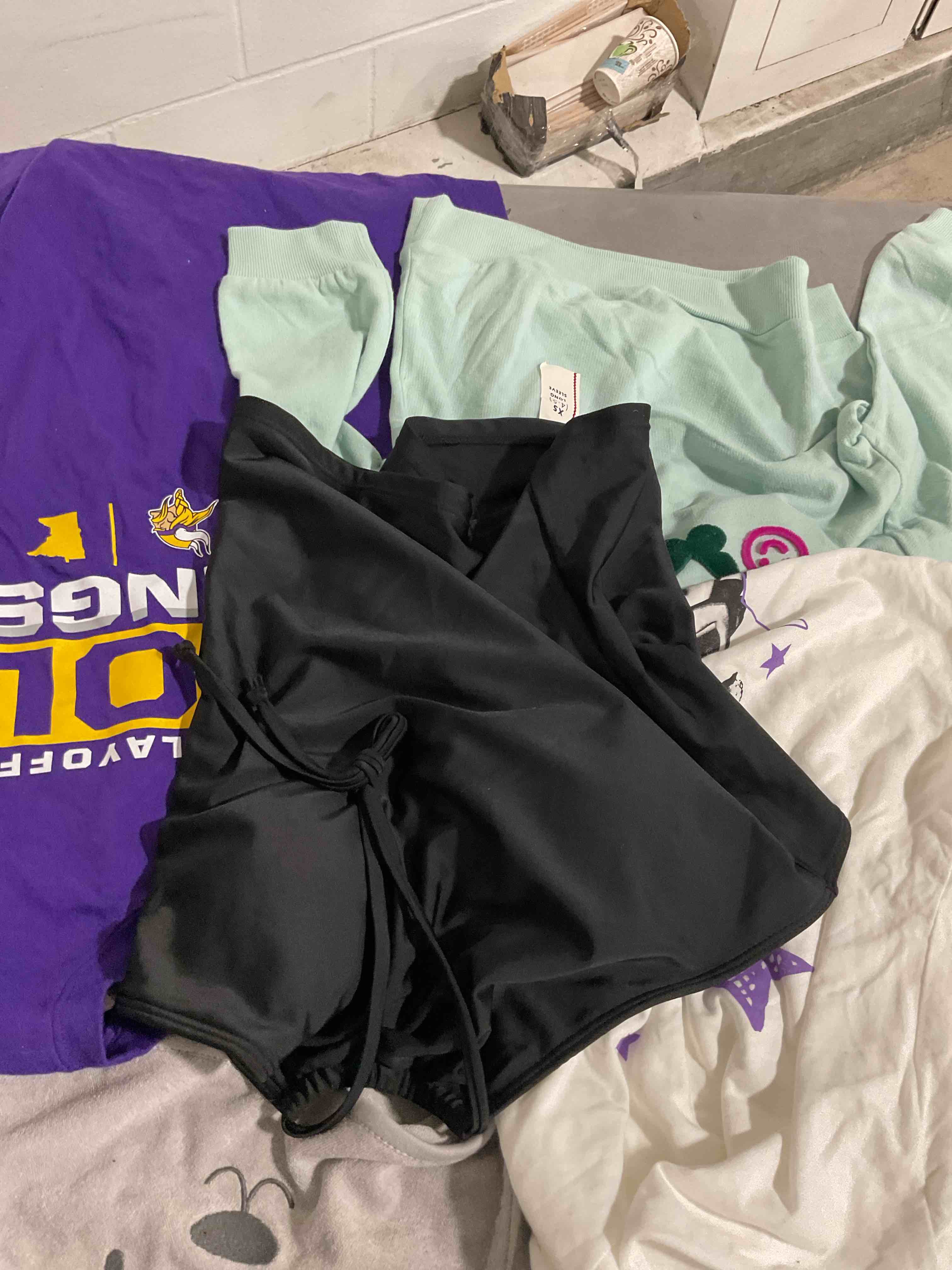 assorted clothes Different size color and style